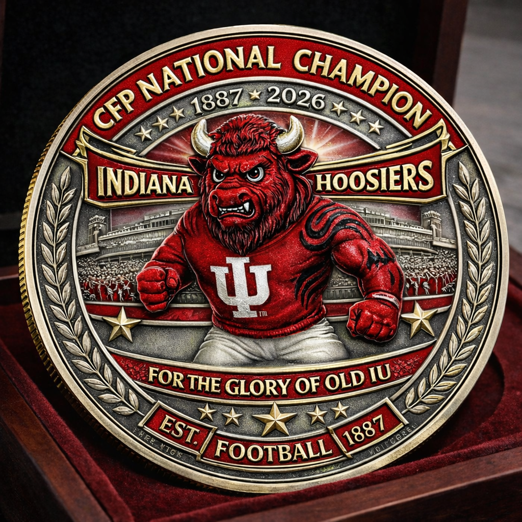 2026 CFP Champ Hoosiers Commemorative Coin