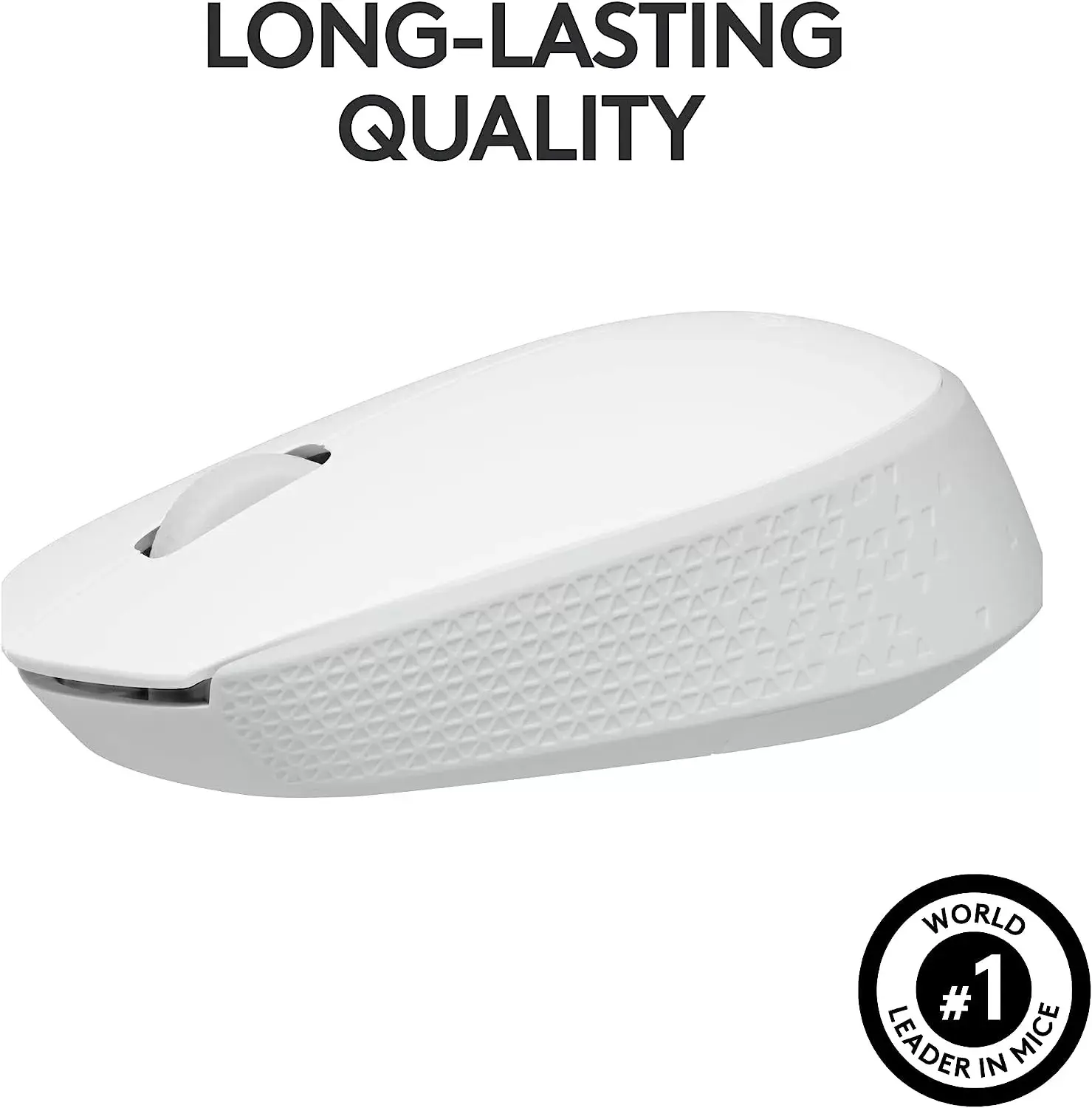 Logitech M170 Wireless Mouse for PC, Mac, Laptop, 2.4 GHz with USB Mini Receiver, Optical Tracking, 12-Months Battery Life, Ambidextrous - Blue Grey