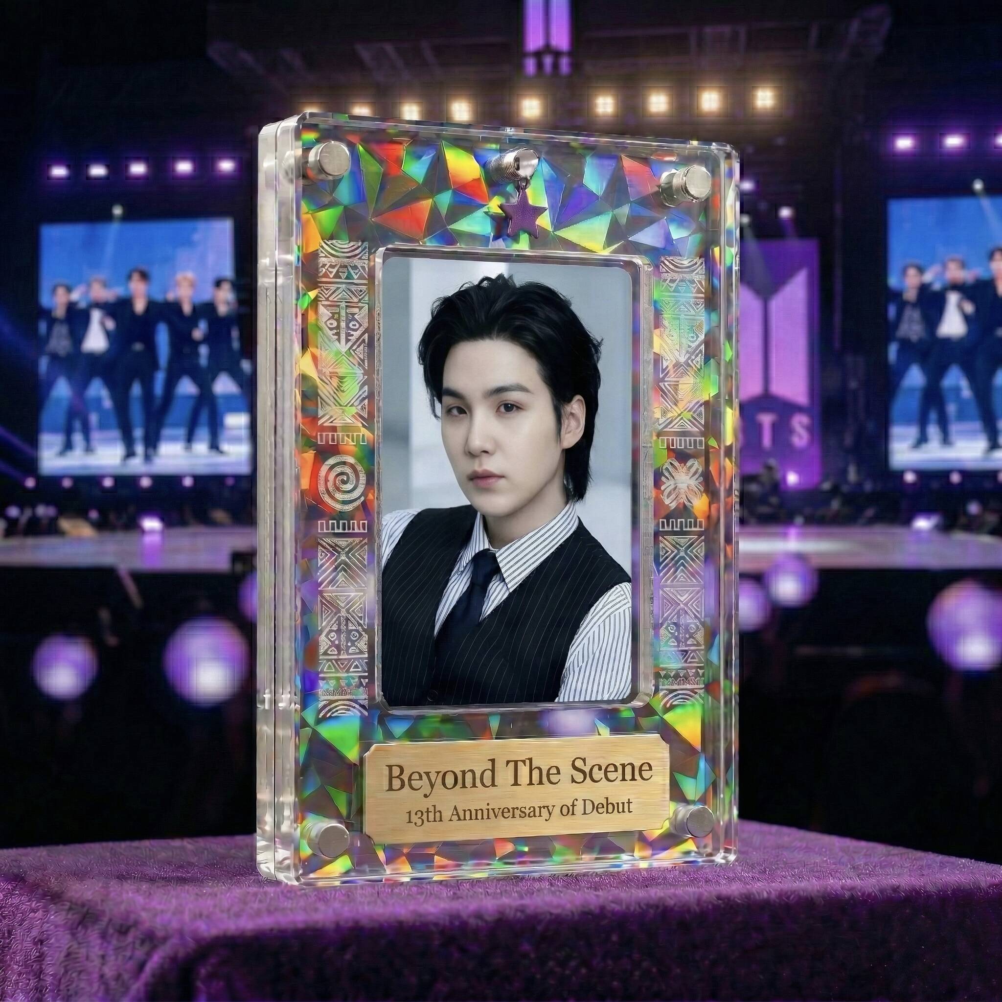 ✨ BTS 13th Anniversary Holographic Card Frame
