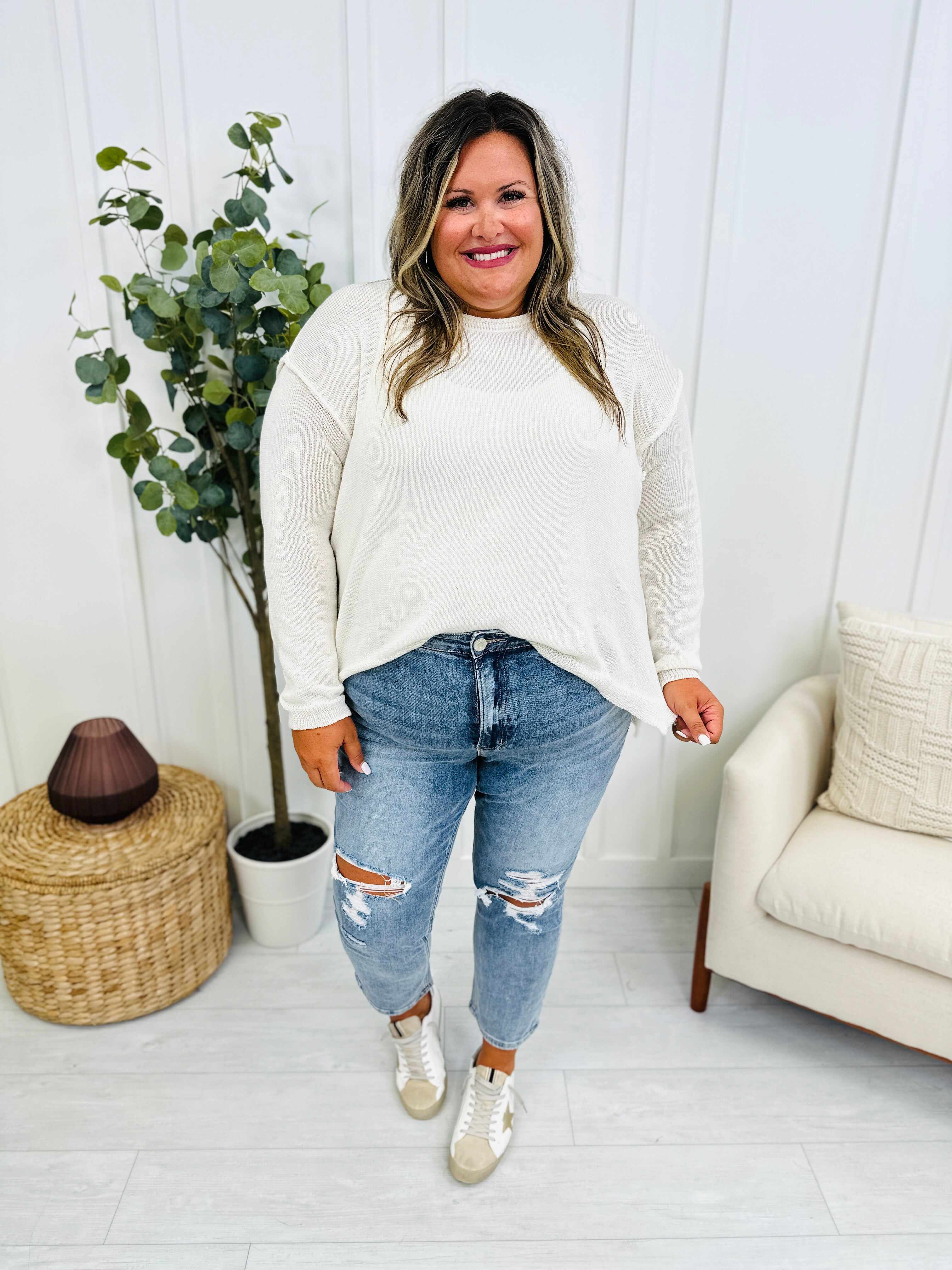 Lovervet REG/CURVY Don't Crop Me Cropped Straight Jeans