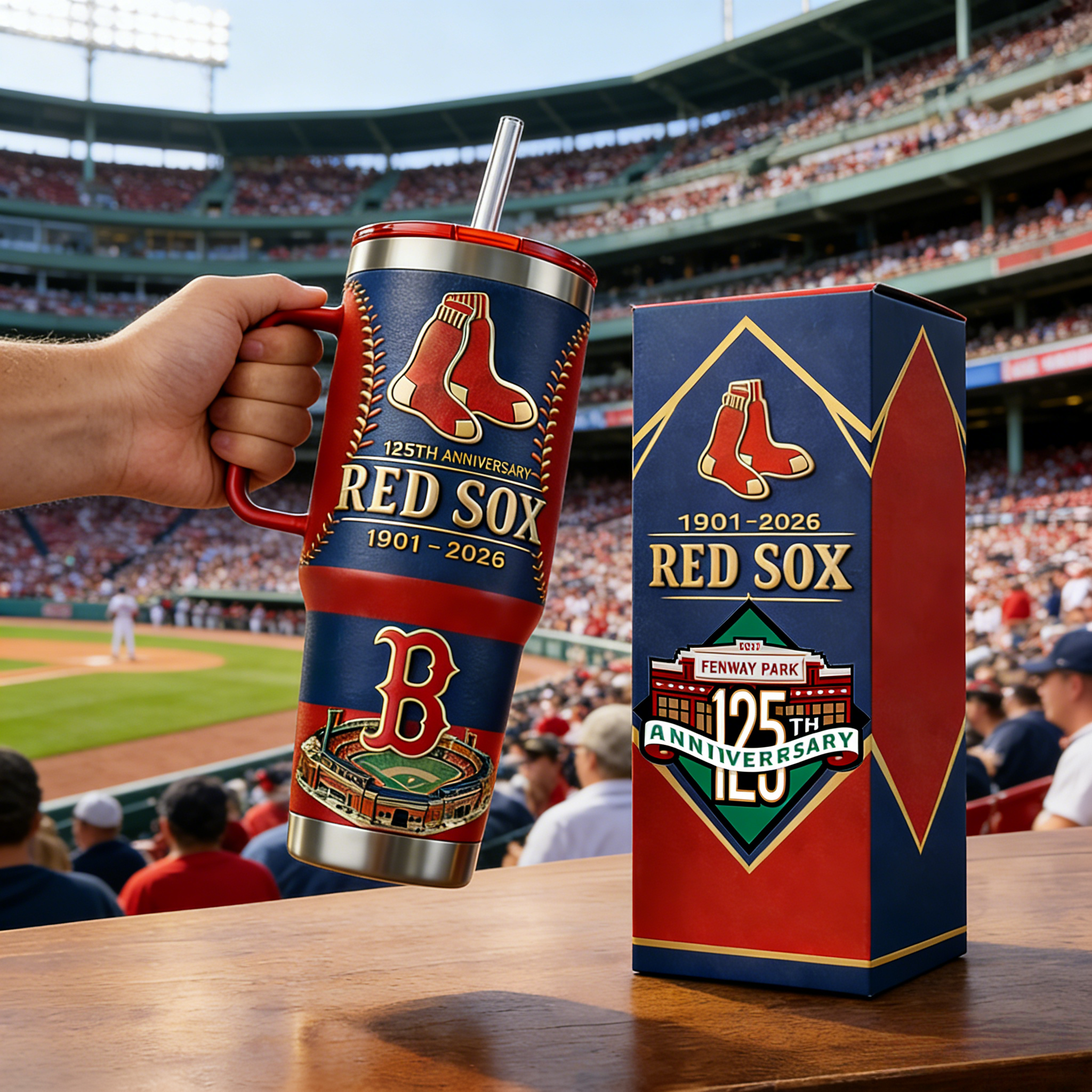 Boston Red Sox 125th Anniversary Tumbler