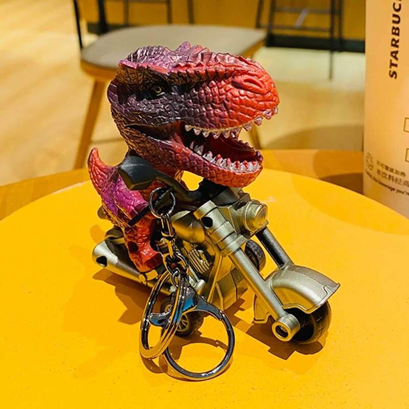 Dinosaur motorcycle toy