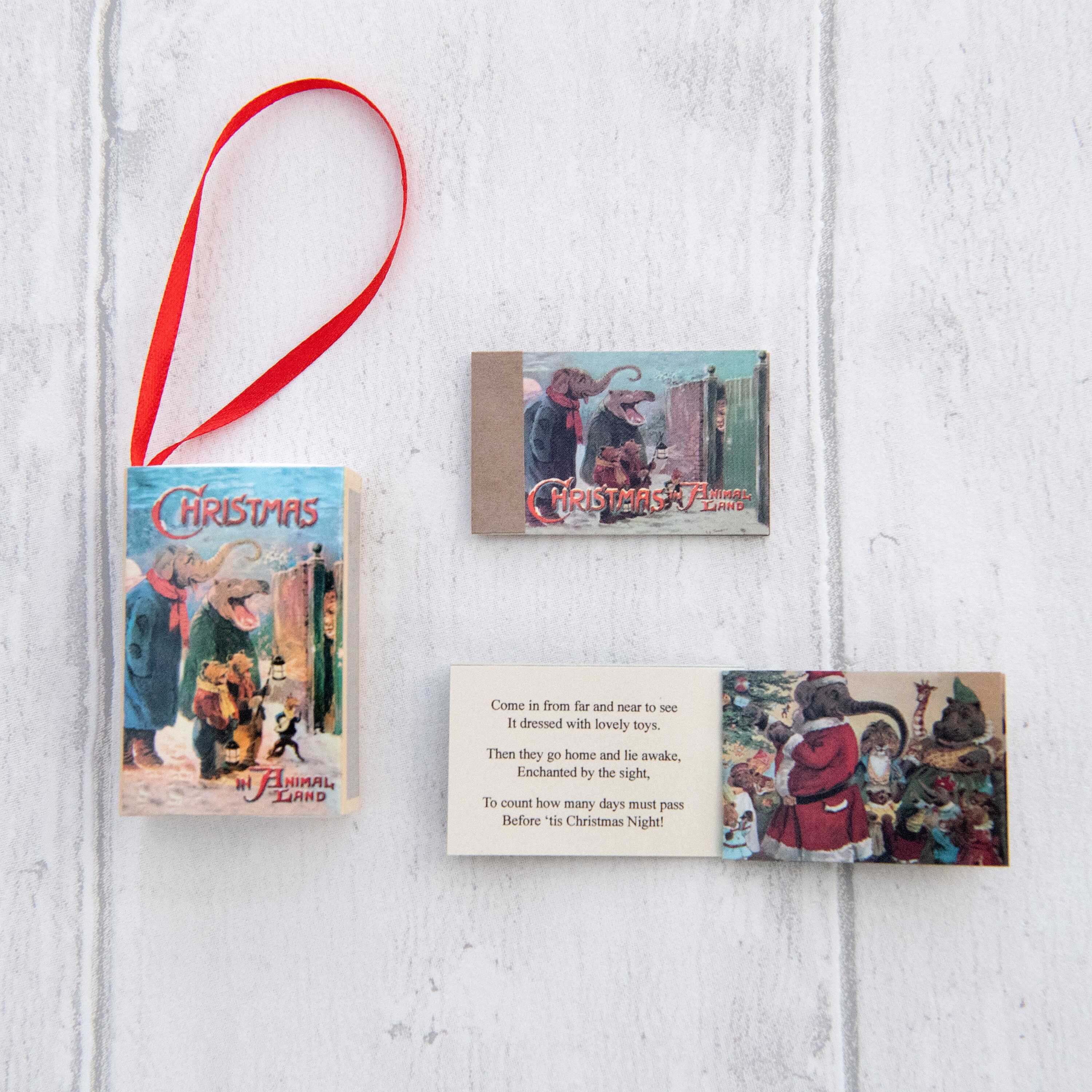 Victorian Poems Christmas Tree Decorations