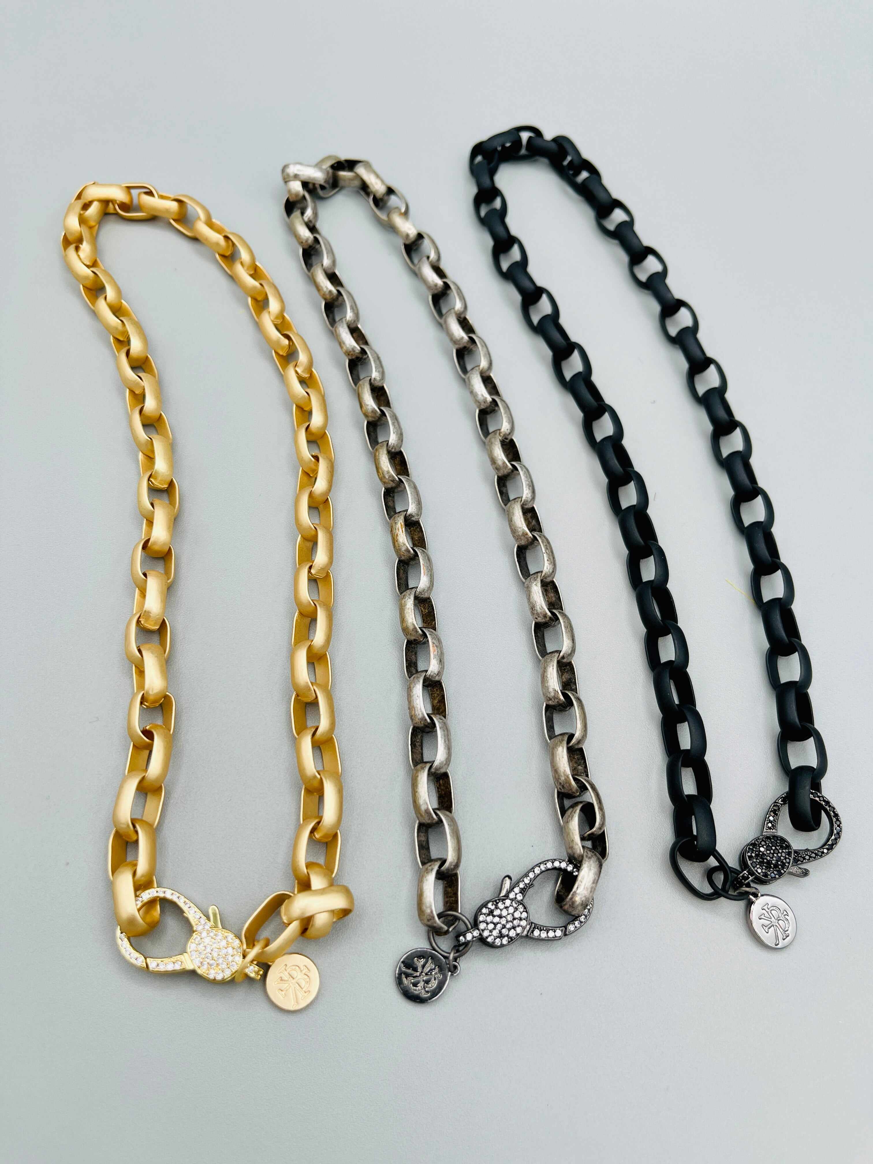 Karli Buxton 18 Inch Oval Link Chain-MULTIPLE COLORS!