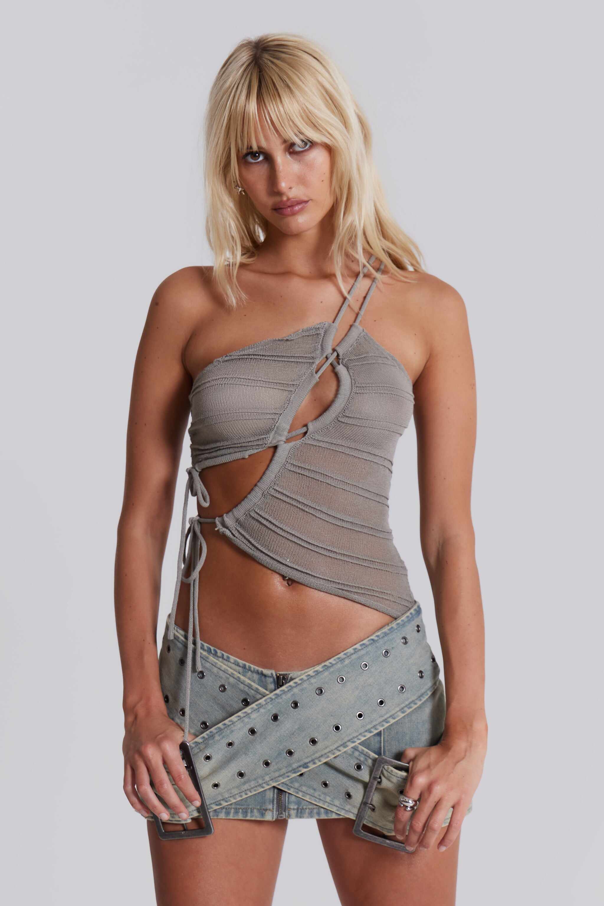 Denim Assassin Micro Mini Skirt