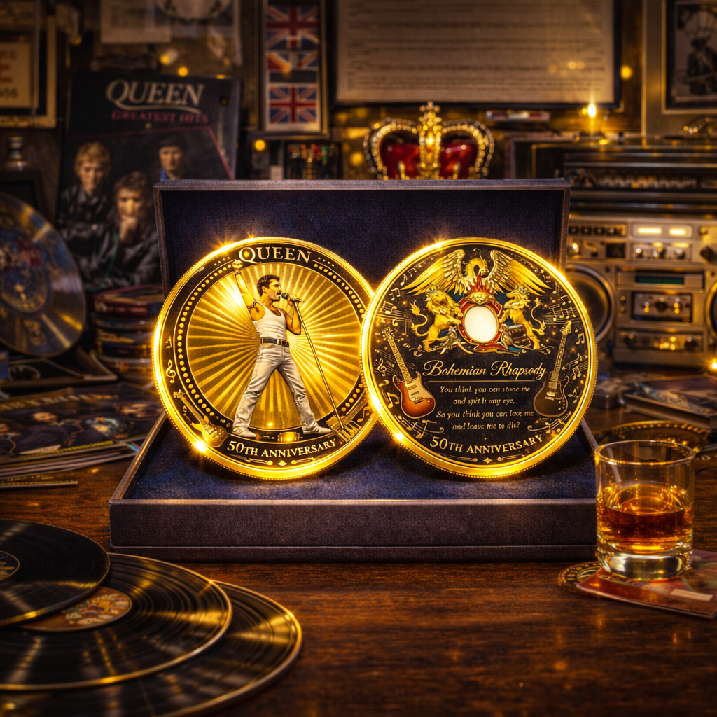Queen ·Bohemian Rhapsody 50th Anniversary Commemorative Coin
