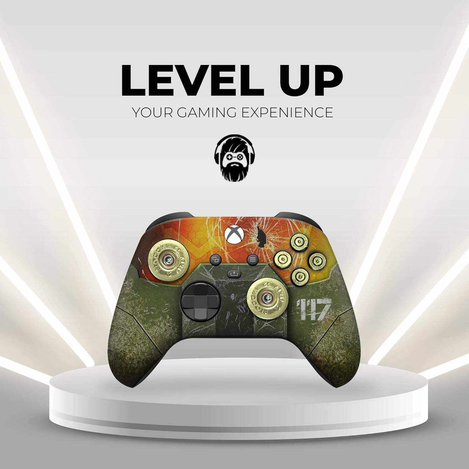 DreamController Original X-box Wireless Controller Special Edition Customized Compatible with X-box One S/X-box Series X/S & Windows 10 Made with Advanced HydroDip Print Technology(Not Just a Skin)