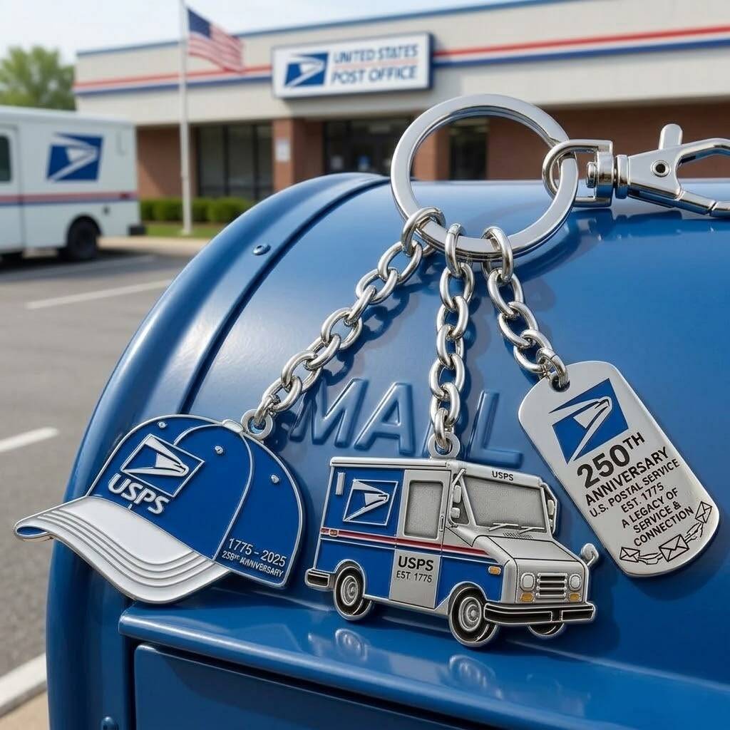 📬USPS 250th Anniversary Commemorative Keychain