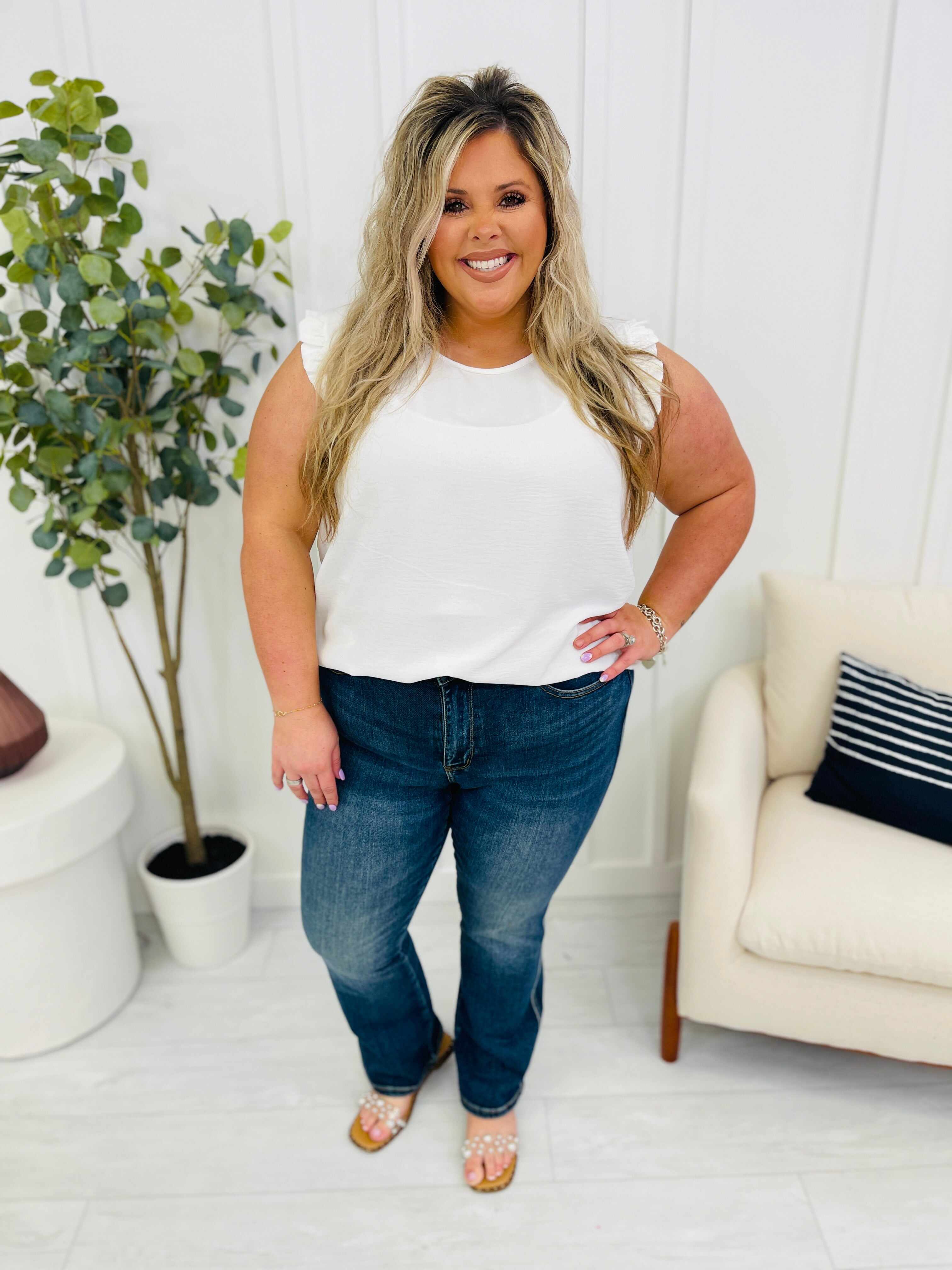 REG/CURVY Can't Compete Midrise Bootcut Jeans