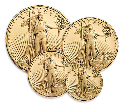 American Eagle 2024 Gold Proof Four-Coin Set