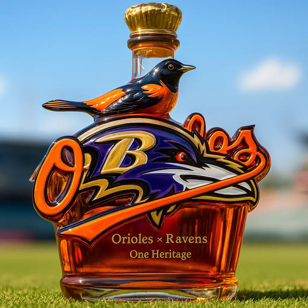Orioles × Ravens – Baltimore Limited Edition Whiskey Bottle