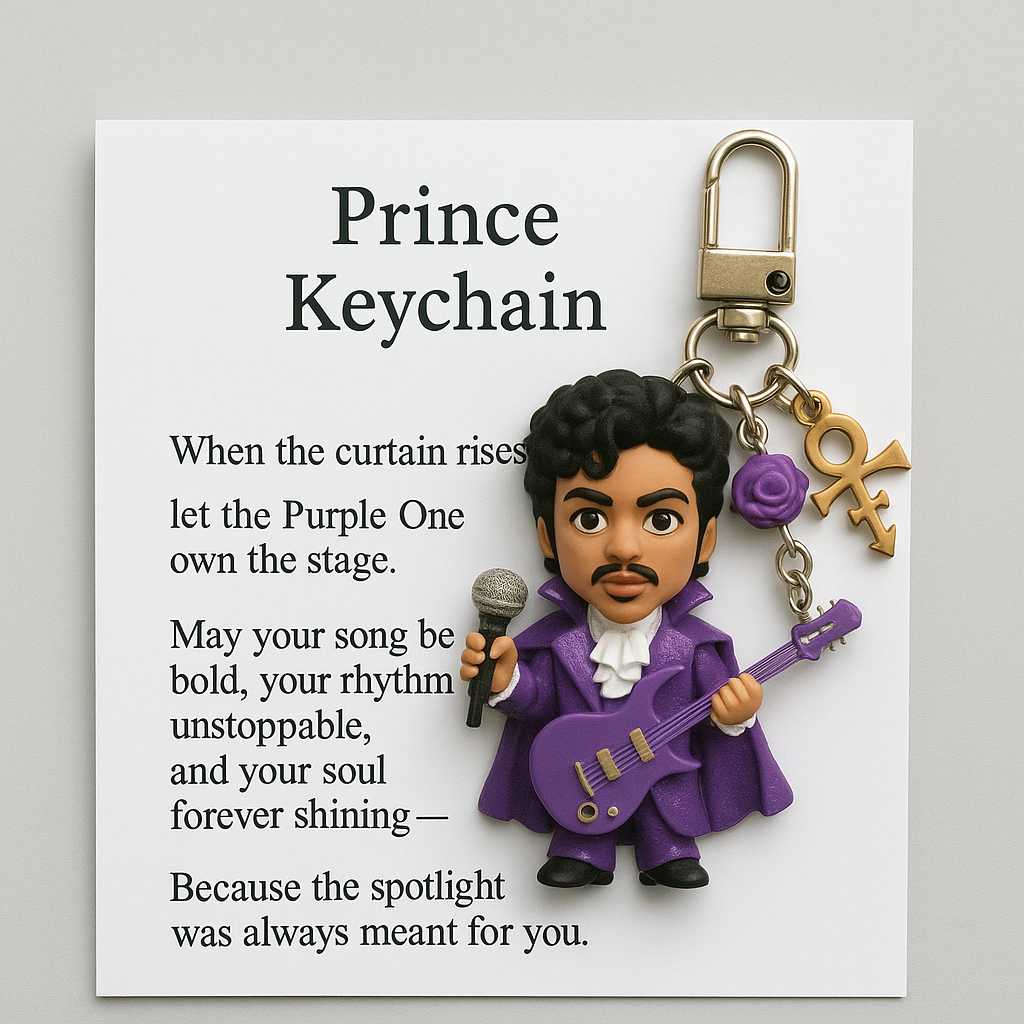 Prince Commemorative Keychain