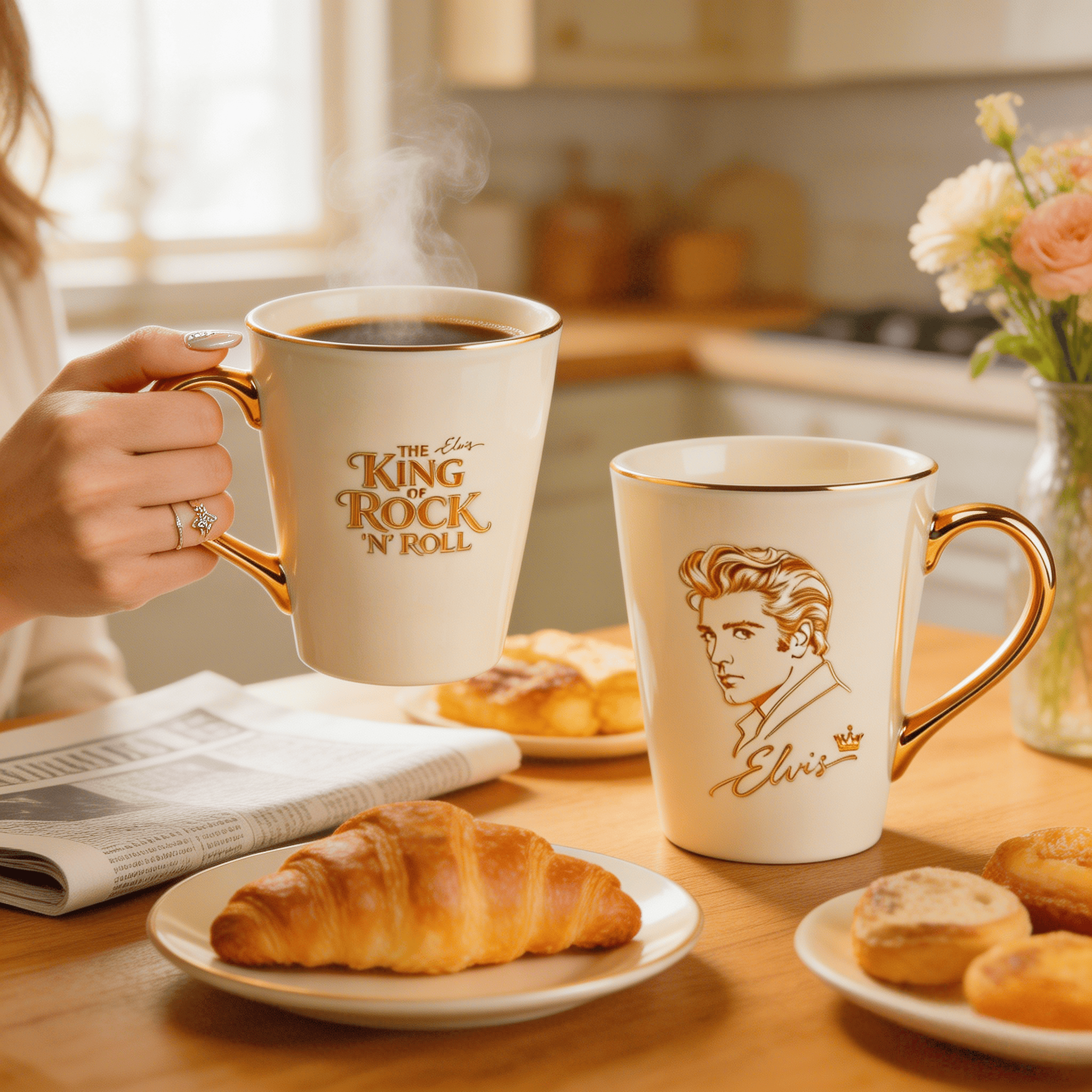 ☕ Elvis Presley Coffee Mug Set: The King's Collection