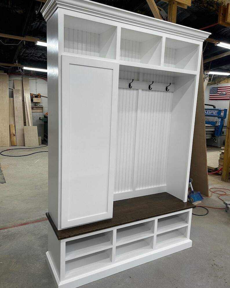 FORT MYERS Entryway bench with storage