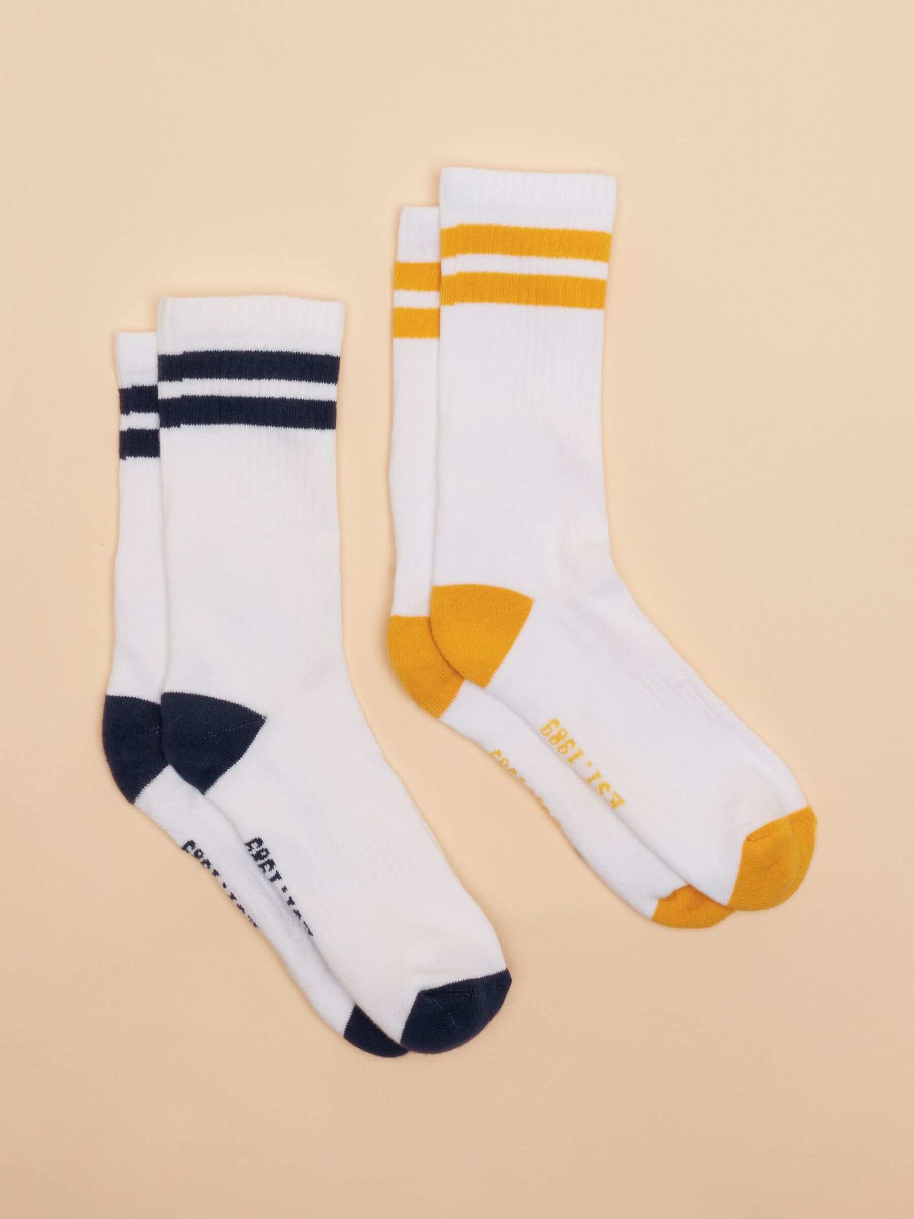 Raindance Navy/Yellow Socks Two pack