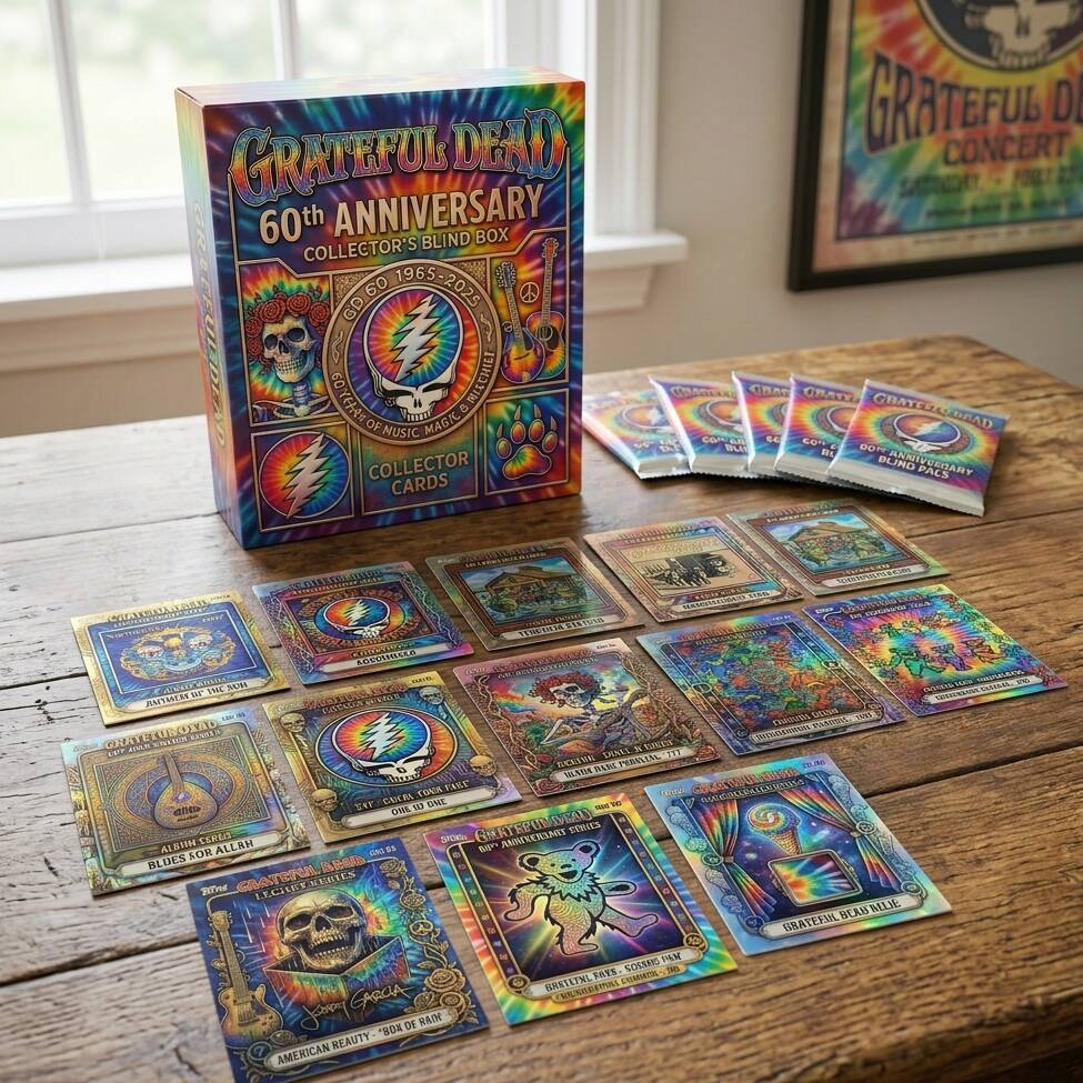 🎶Greatful Dead 60th Anniversary Blind Card
