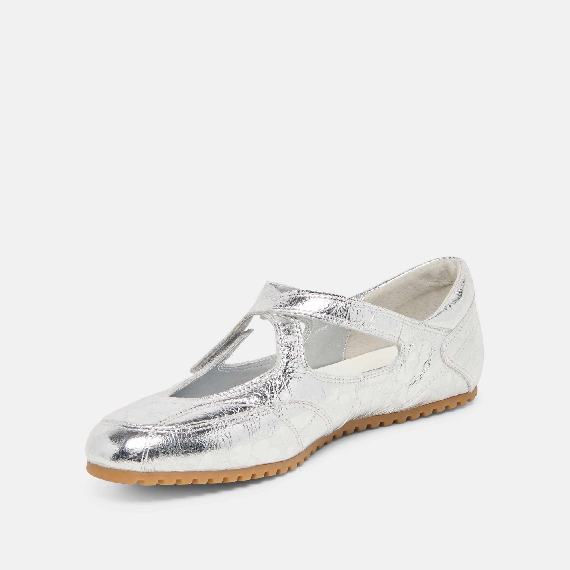 YONO SNEAKERS SILVER DISTRESSED LEATHER
