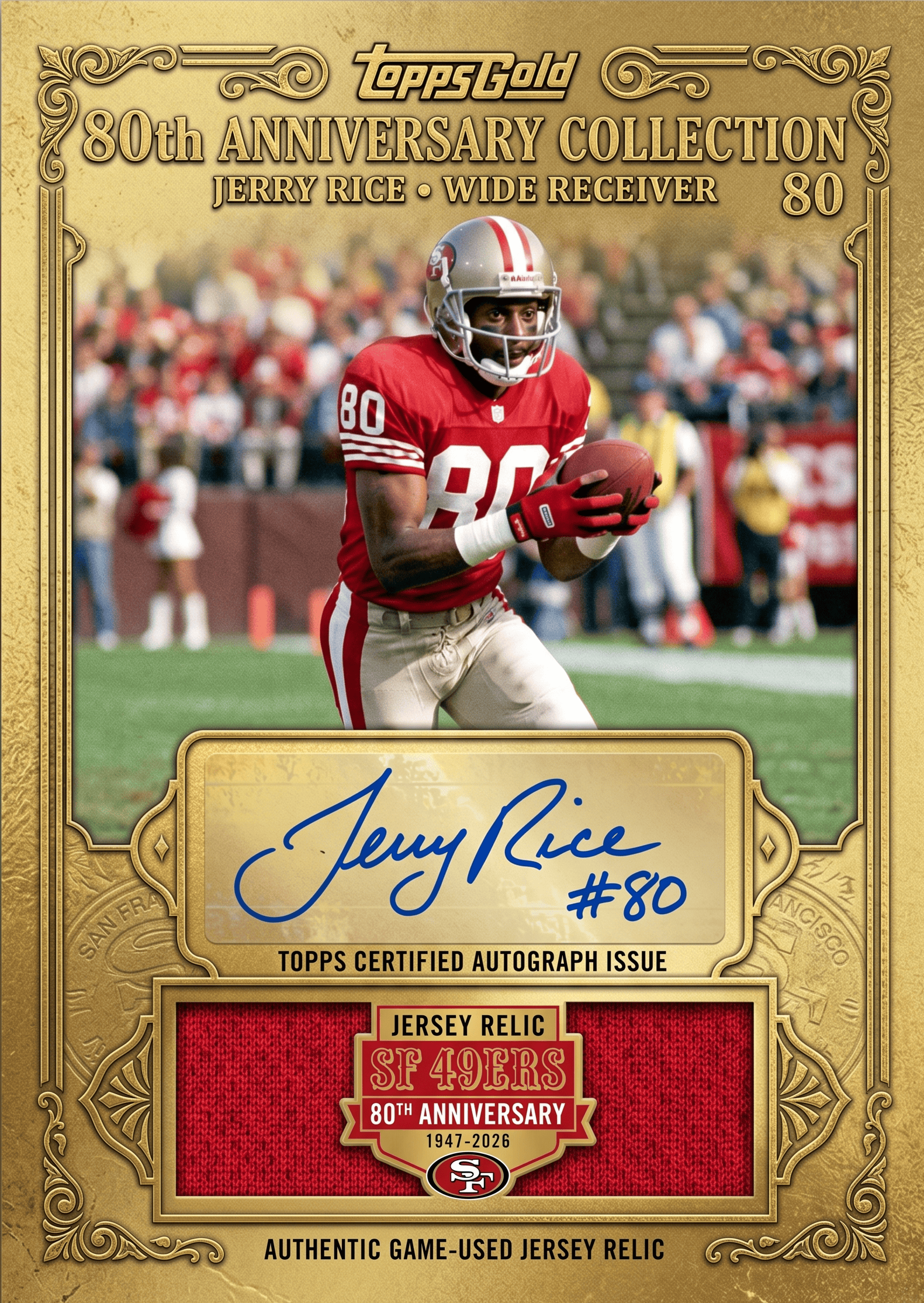2026 San Francisco 49ers 80th Anniversary Trading Cards Hobby Box