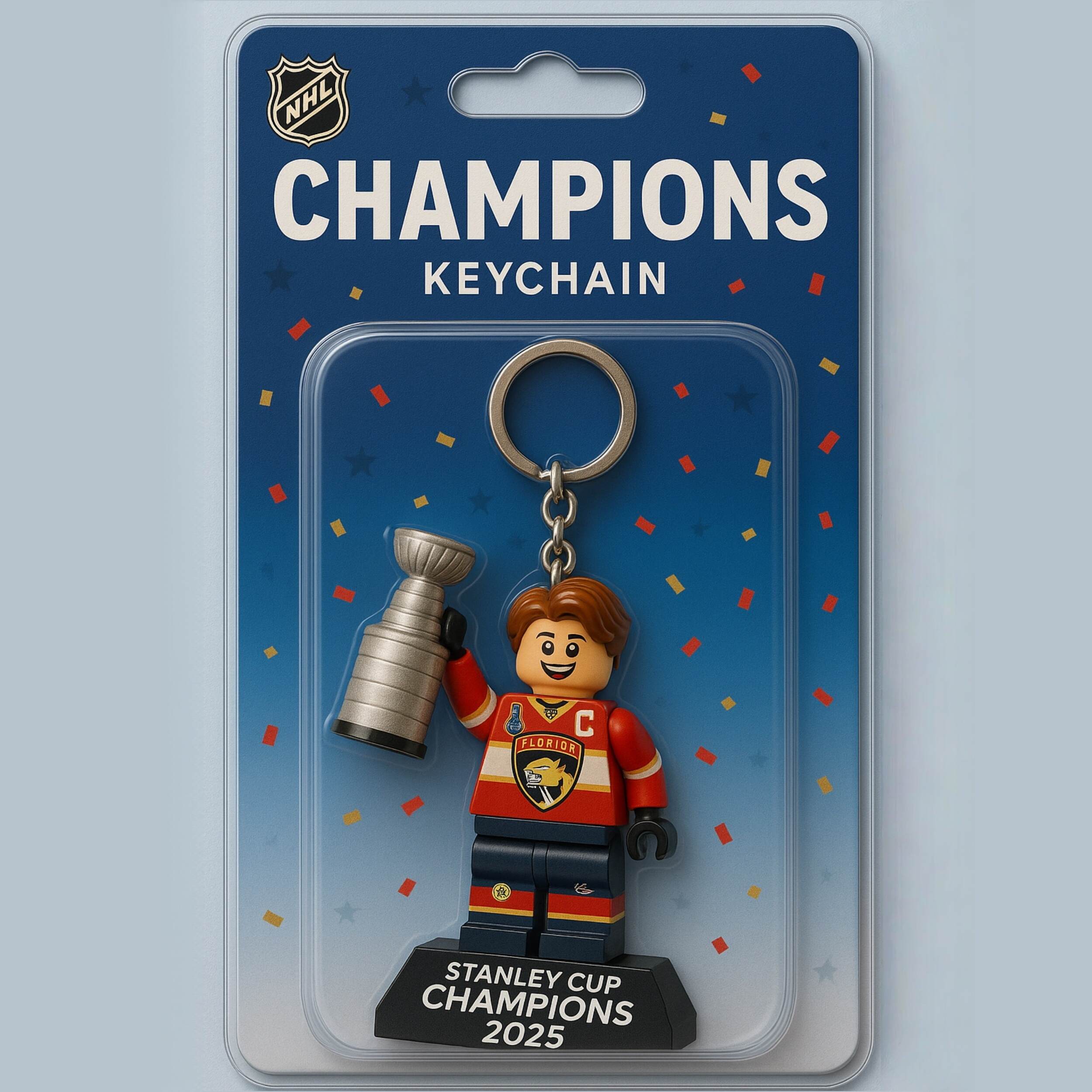 🎉Florida Panthers 2025 Championship Keychain!