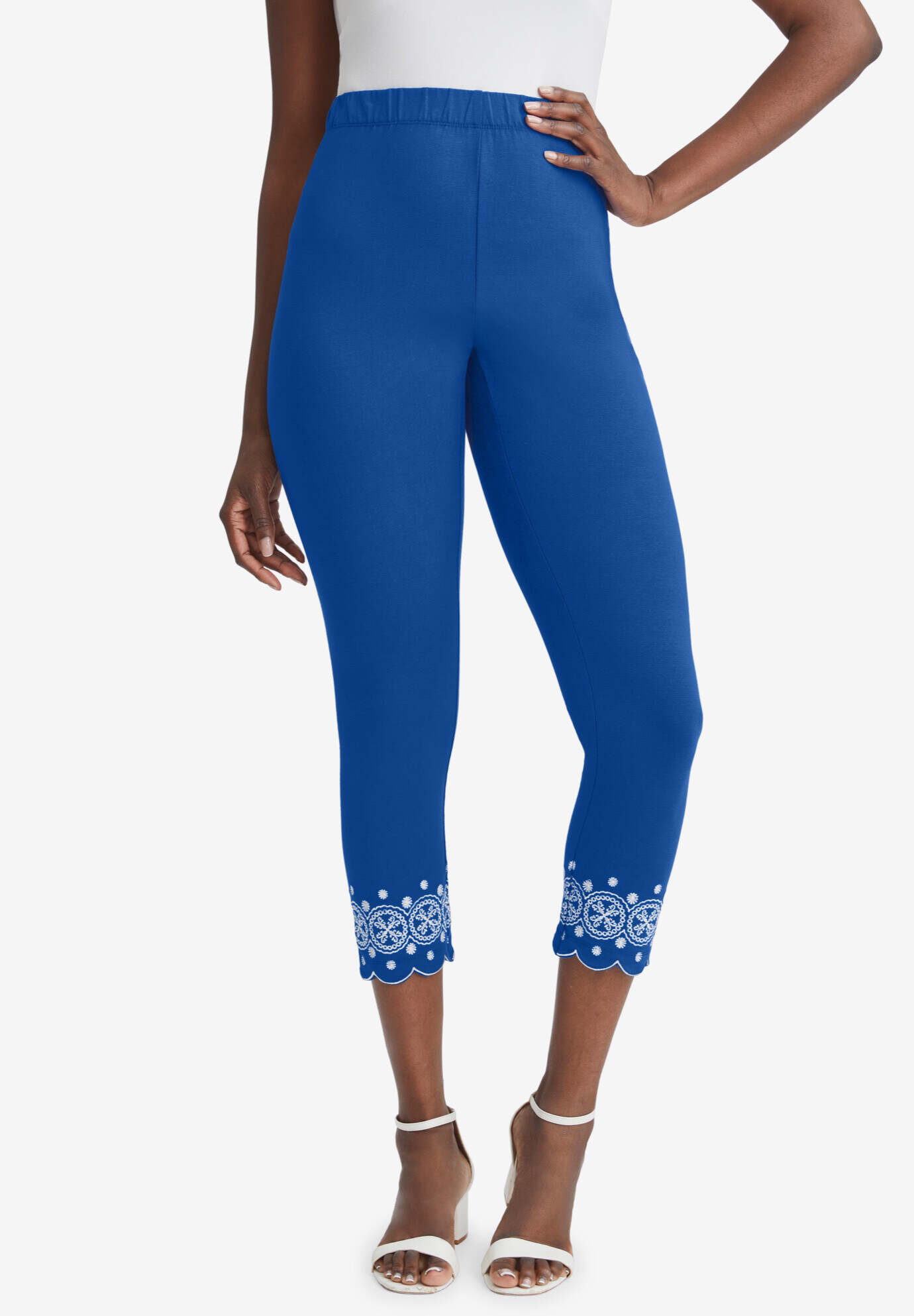 Everyday Stretch Cotton Capri Legging