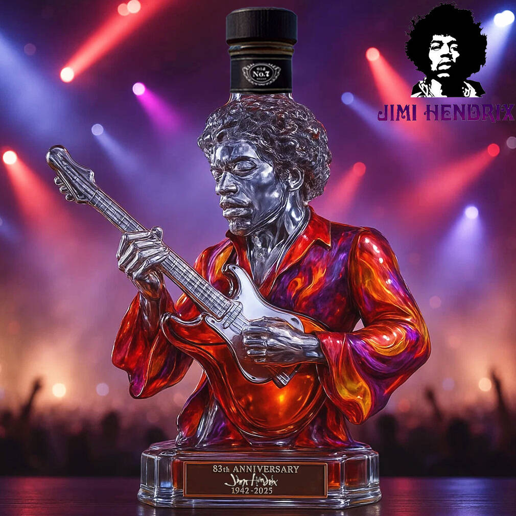 Jimi Hendrix Whisky bottle