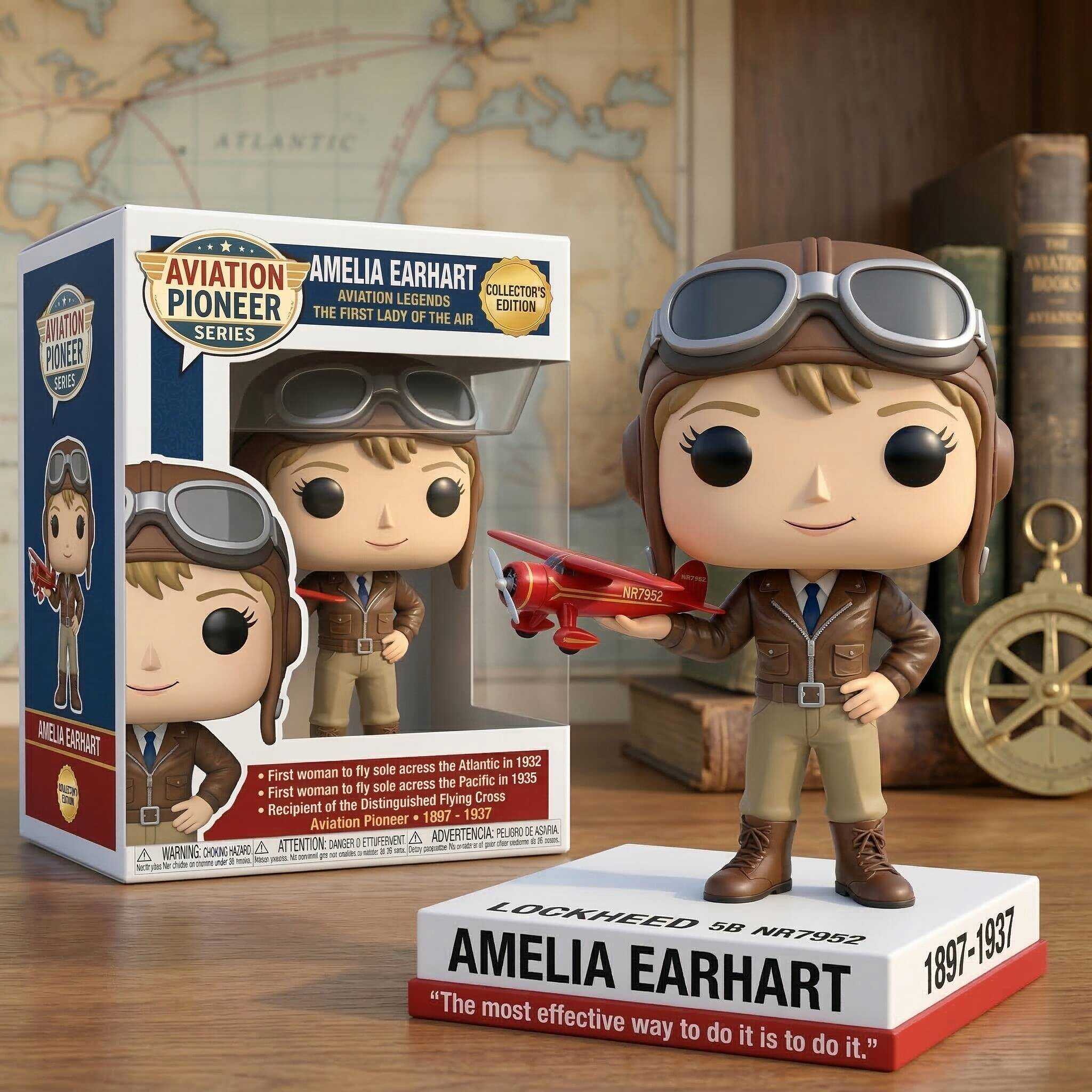 Amelia Earhart Collector Figure (1897–1937) Edition