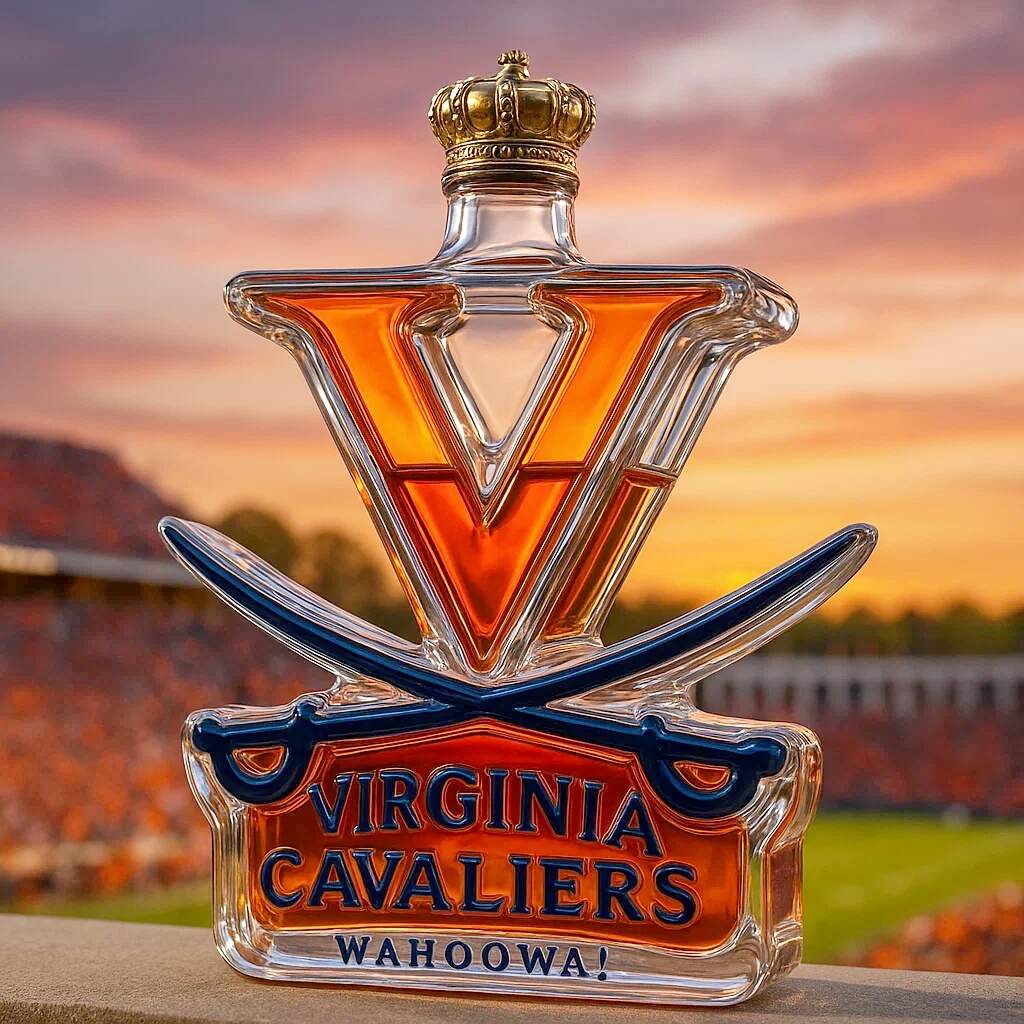 Virginia Cavaliers Limited Edition Whiskey Bottle