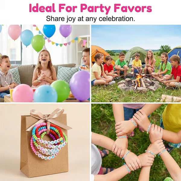 🔥Last Day 69% OFF - ✨🌈Pack of 25 Welcome BeadBracelets - StrengthenClassroom Friendship & SpreadWarm Kindness!