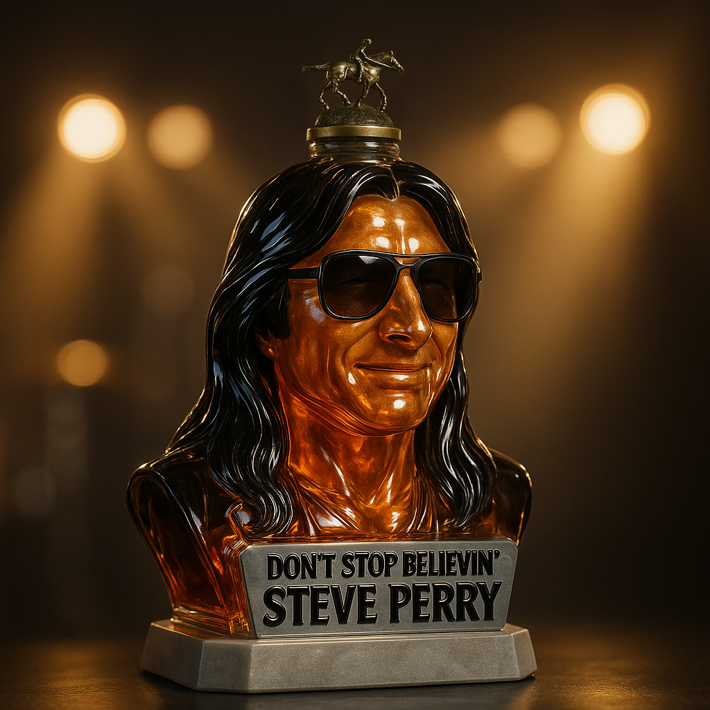 Steve Perry Whiskey Bottle