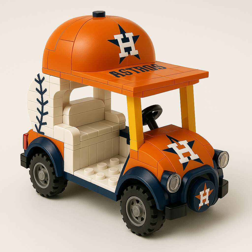 Baseball Team Cart Building Blocks