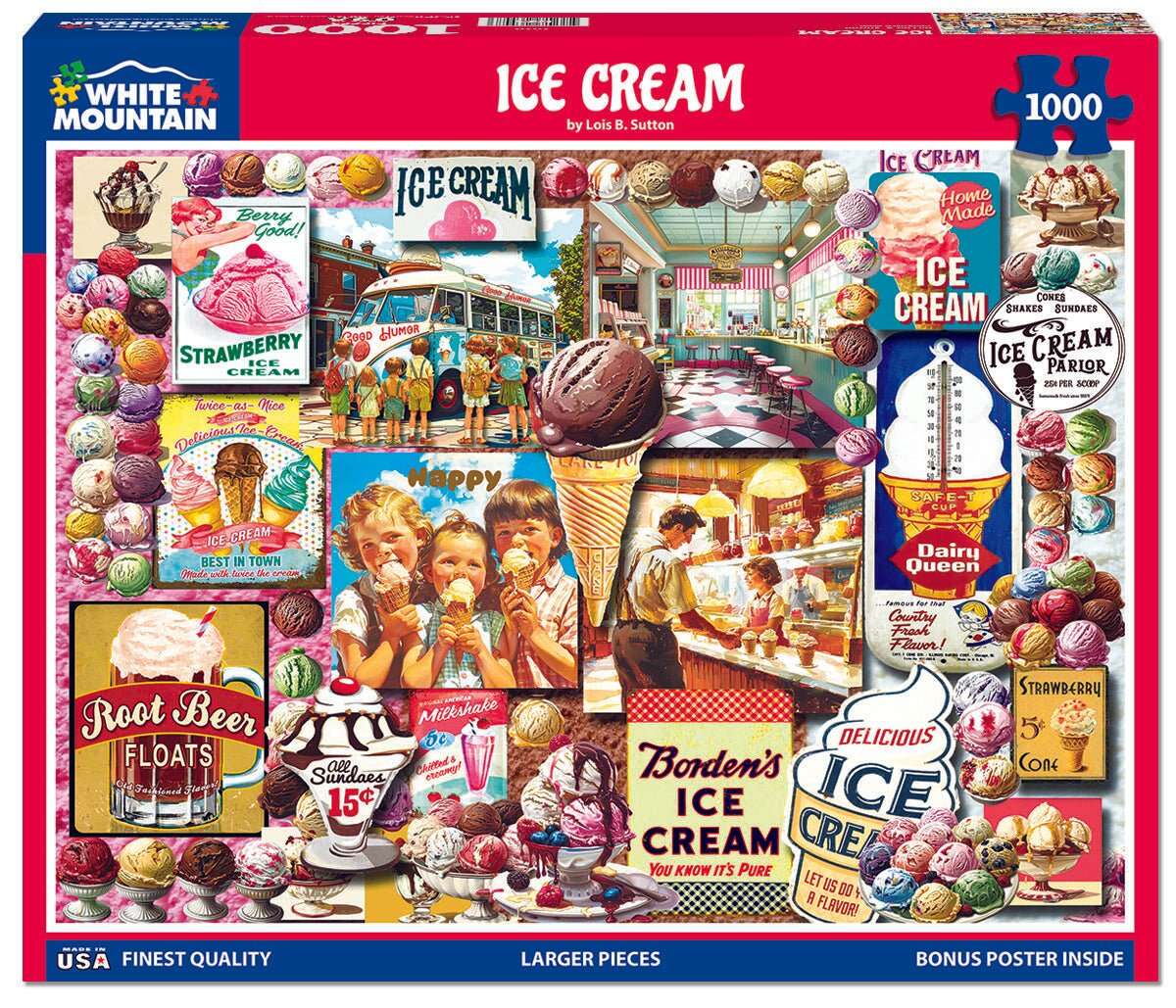 Ice Cream (2026pz) - 1000 Piece Jigsaw Puzzle