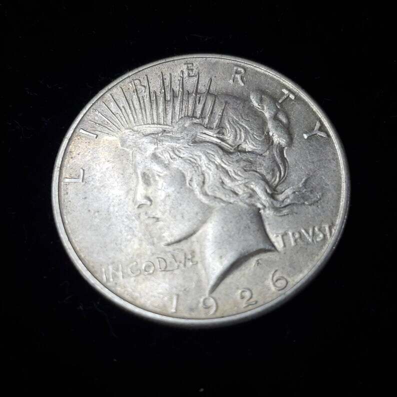 1926 S  Peace Dollar - XF+ / AU -  Reg 69  Key Date lot#  800