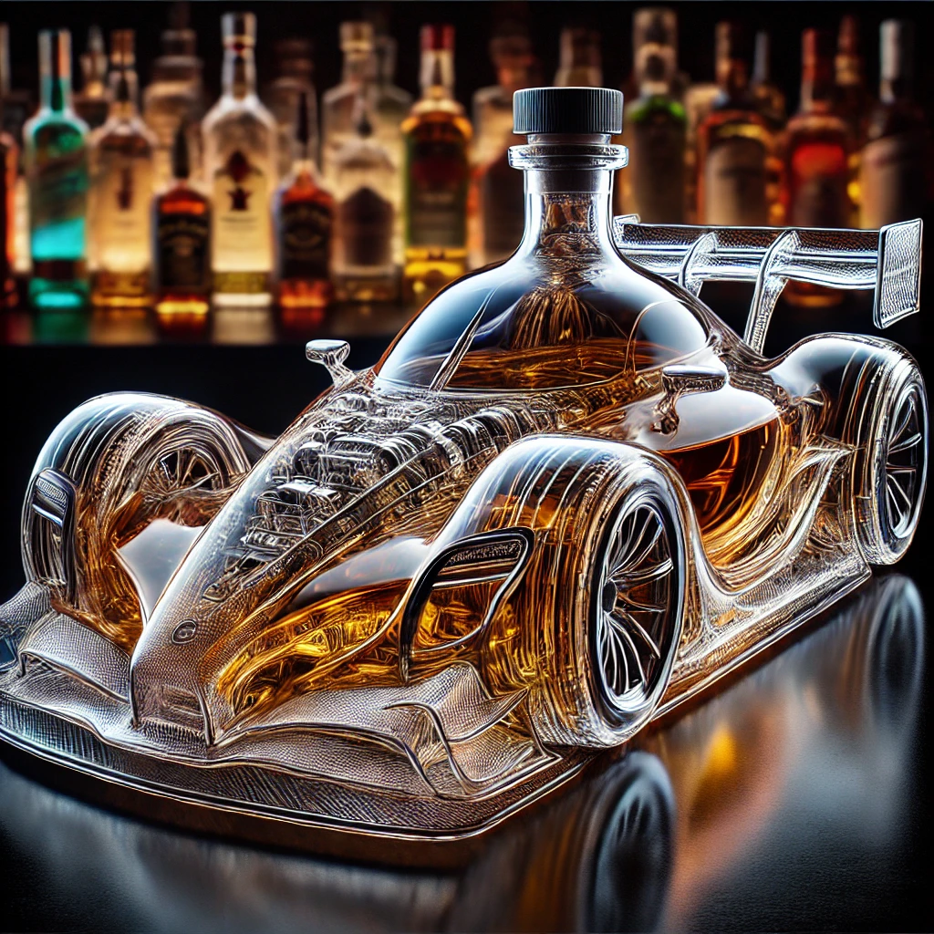 Limited Edition Racing Car Whiskey Bottle