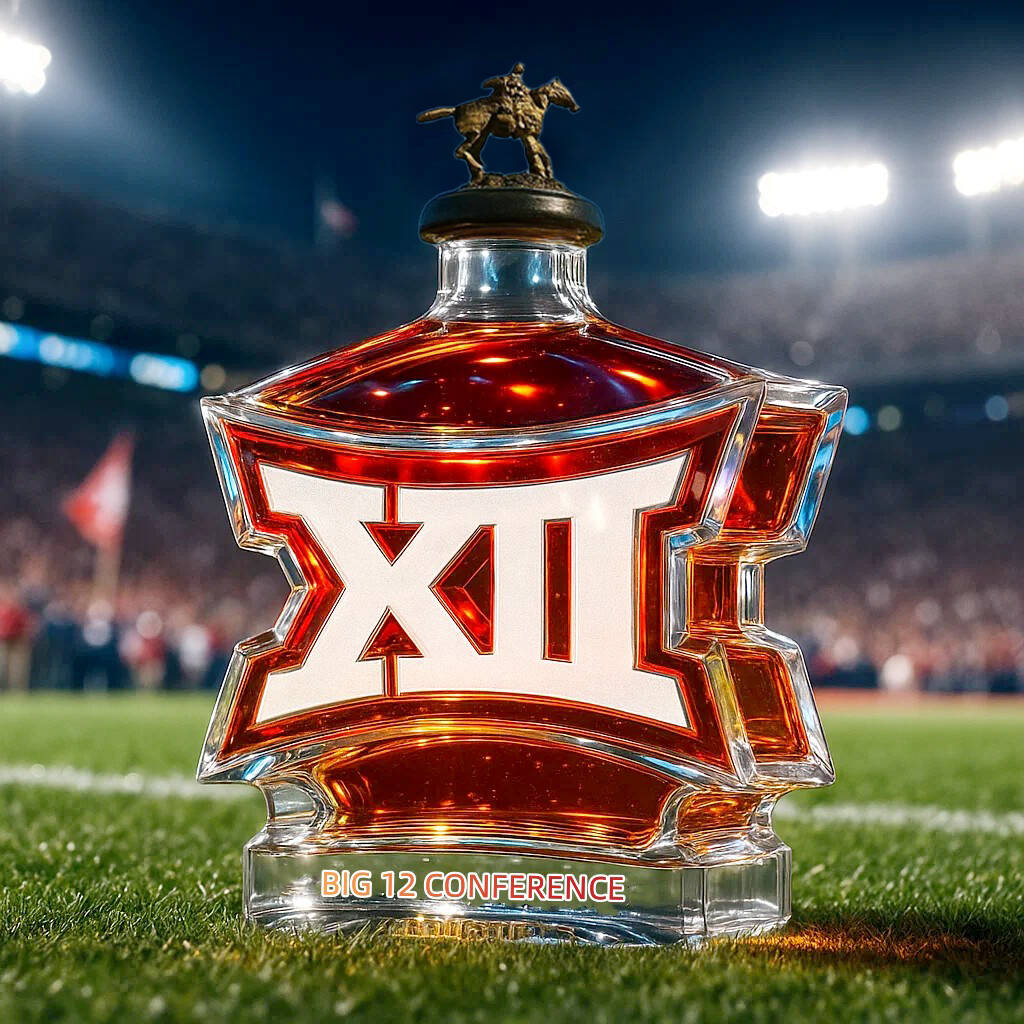 Big 12 Conference Logo Limited Edition Whiskey Bottle