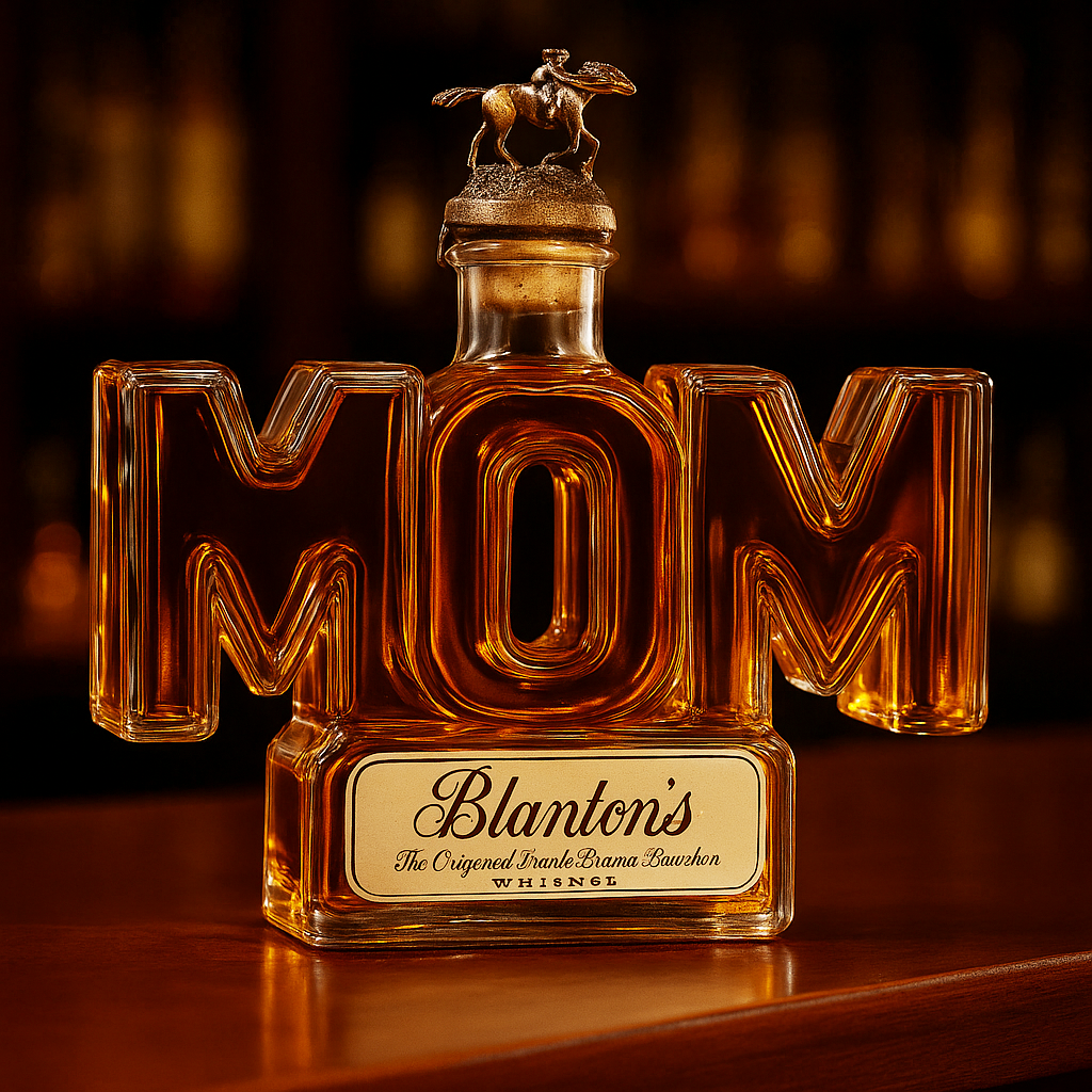MOM Whiskey Bottle