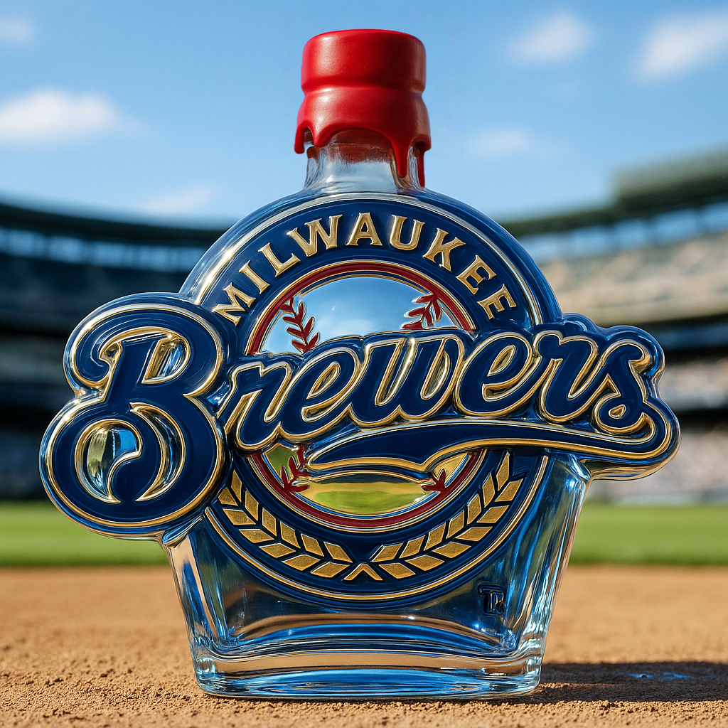 Milwaukee Brewers Commemorative Whiskey Bottle