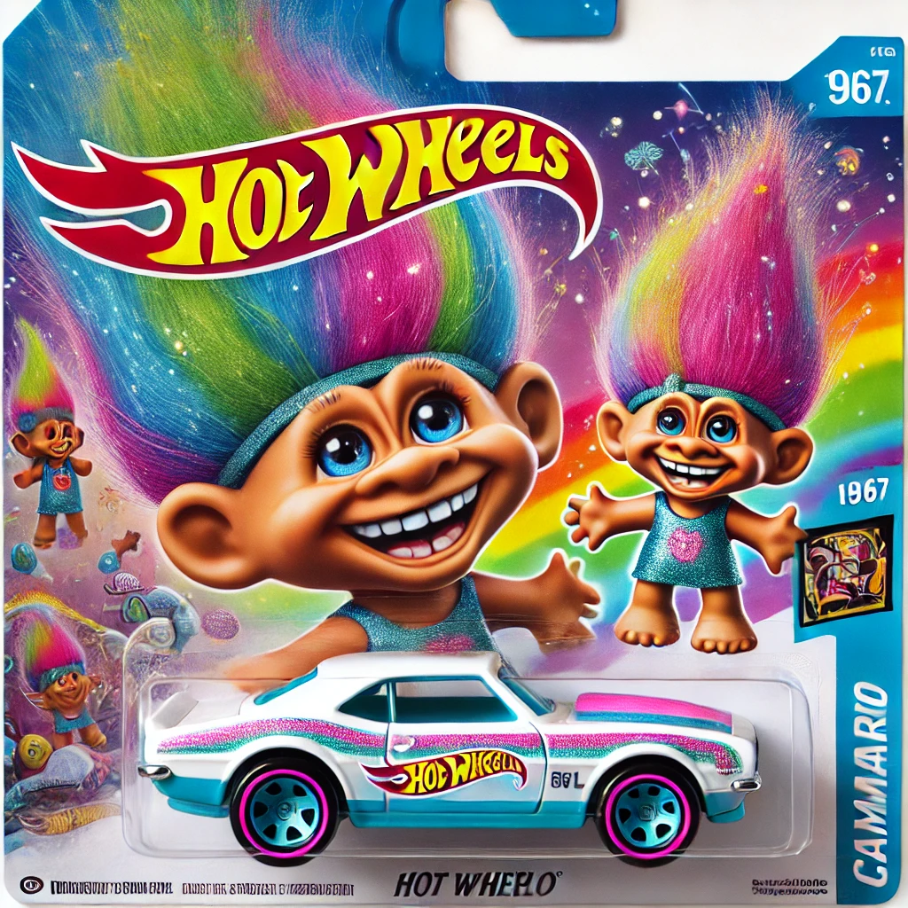 Hot Wheels Trolls Doll '67 Camaro