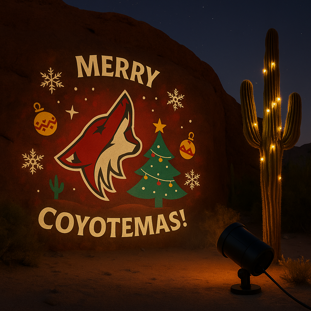 🎄🏒 Official NHL Christmas Projection Light ✨