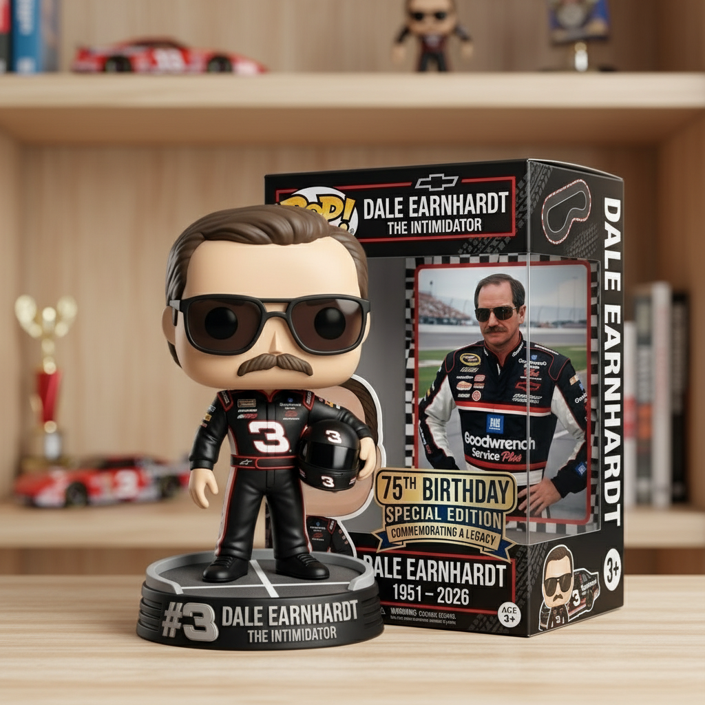 Dale Earnhardt 75th Birthday Commemorative POP! Figurine