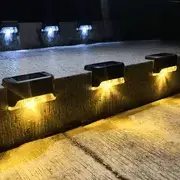 LED Solar Lamp Path Staircase Outdoor Waterproof Wall Light