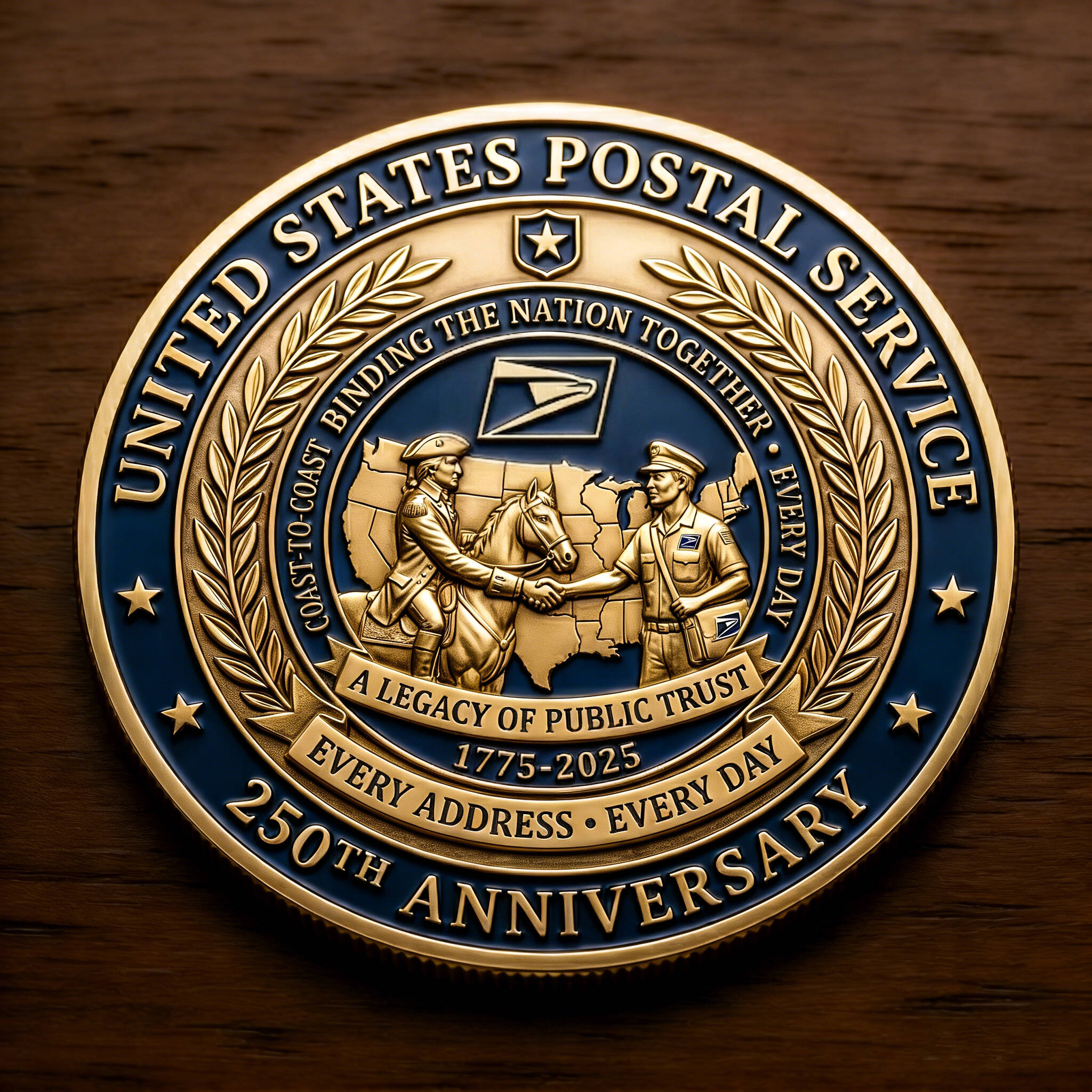 USPS 250th Anniversary Coin