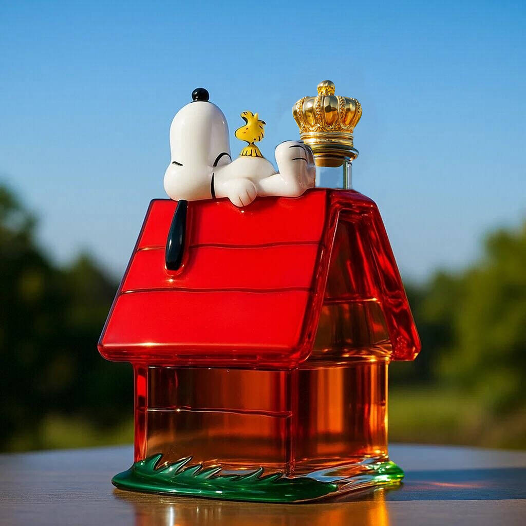 SNPY On The Red House Whiskey Bottle