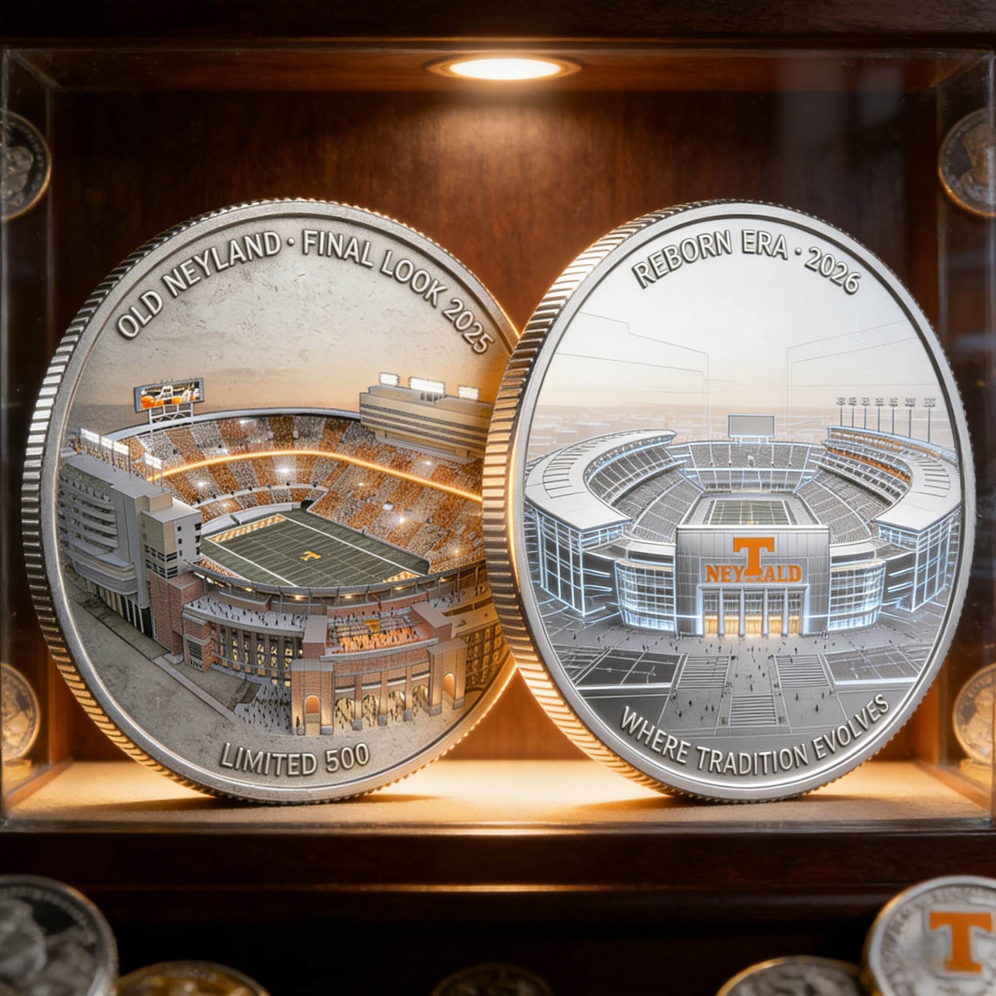 Neyland: End of an Era & Reborn Era Commemorative Coins