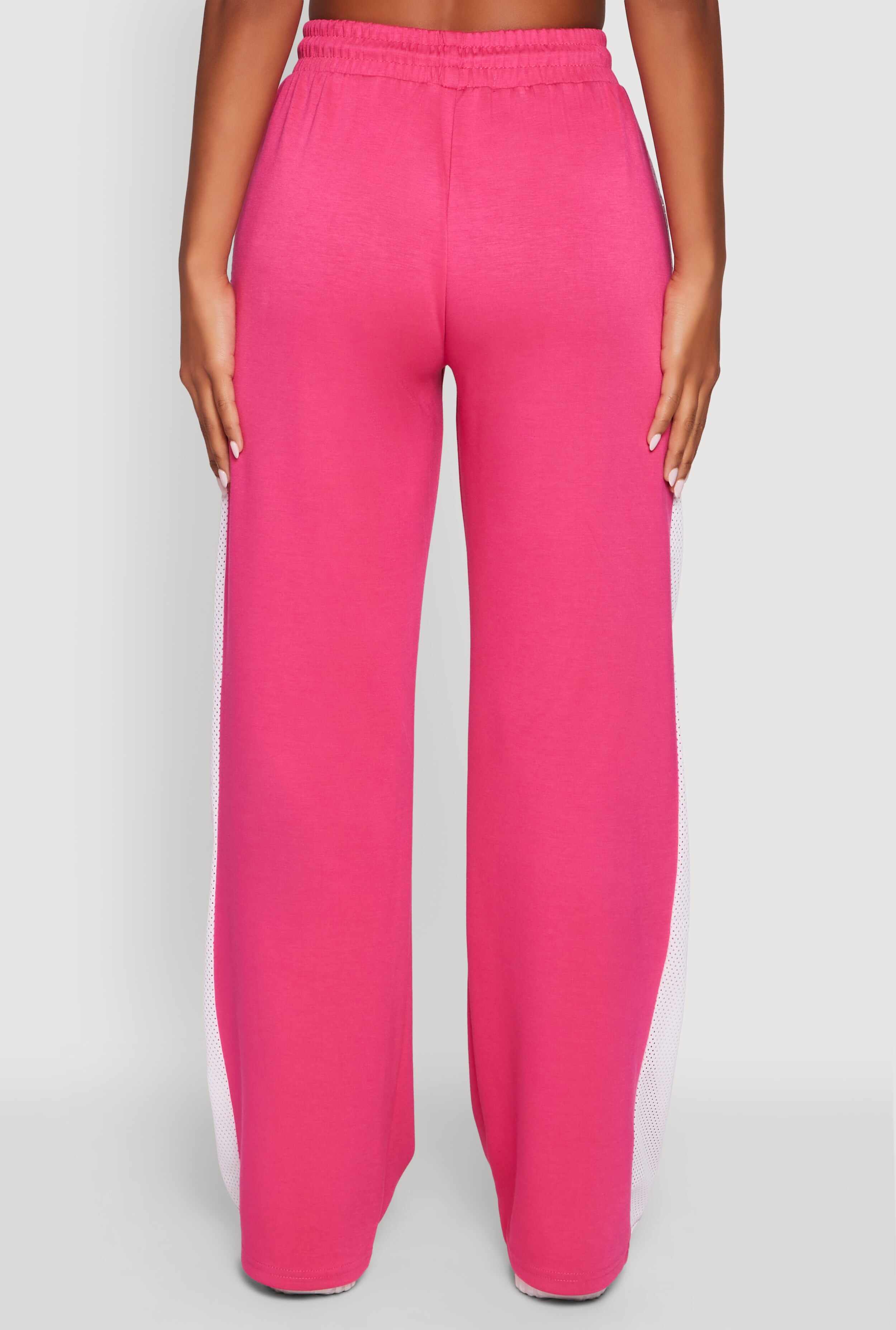 Brat Graphic High Waisted Wide Leg Active Pants