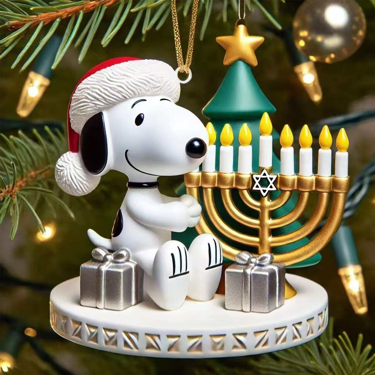 Christmas Hanukkah Ornaments