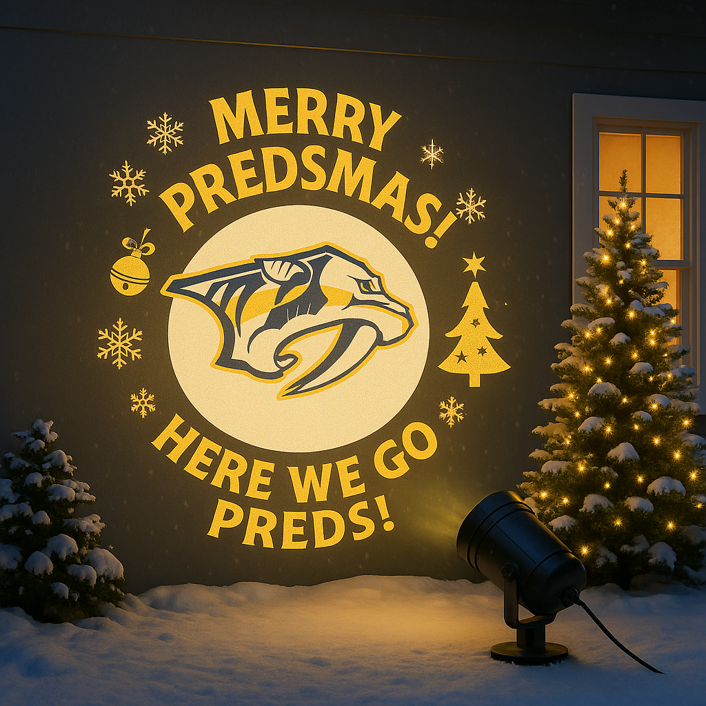 🎄🏒 Official NHL Christmas Projection Light ✨