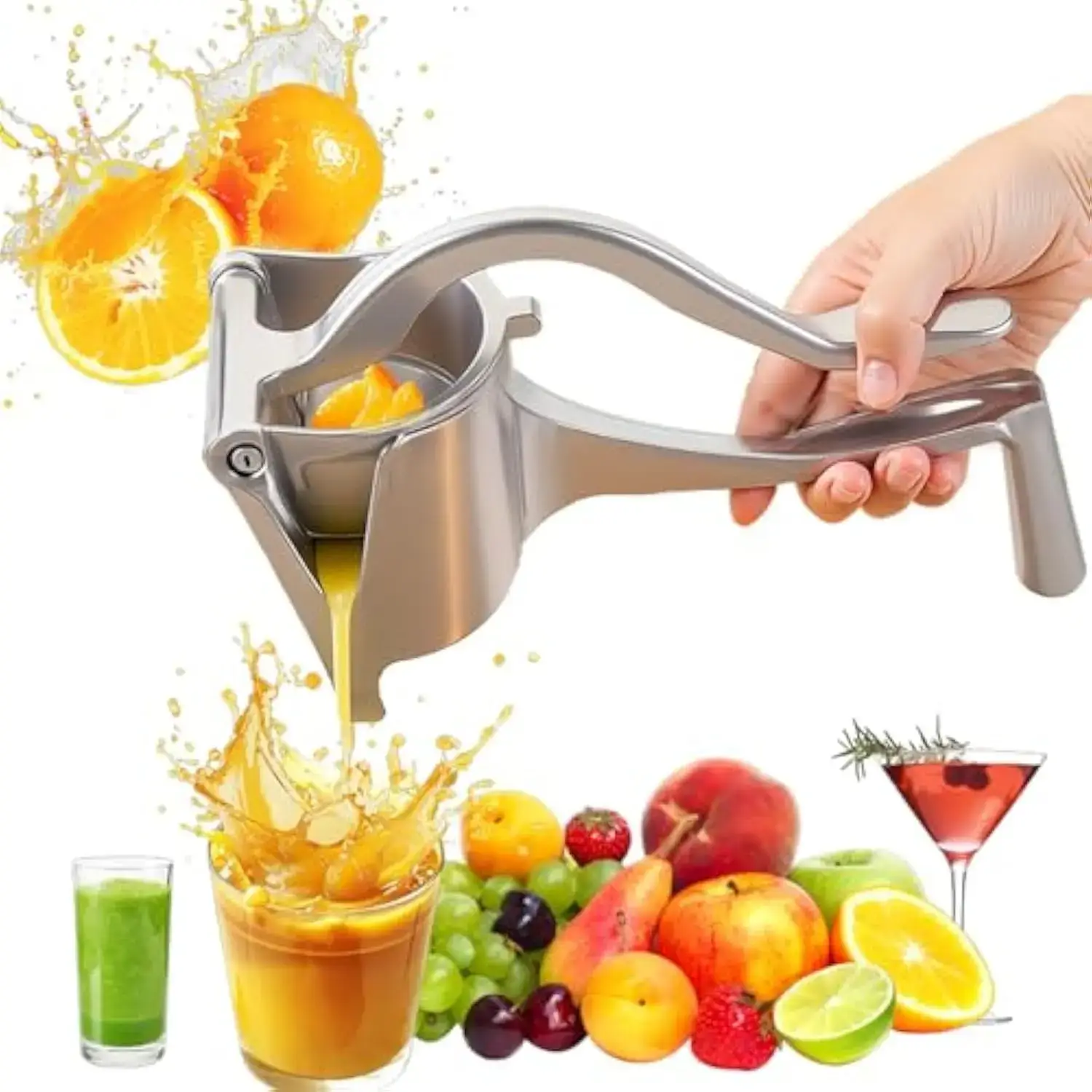 Hand Juicer Squeezer - Portable Manual Fruit Juicer