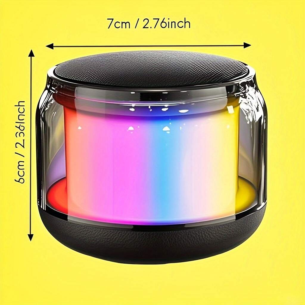 2025 Portable Outdoor Subwoofer Speaker with LED Flash Light - Wireless Wireless, Loud Bass, USB-C Rechargeable, 3-Level EQ for Camping, BBQs, Family Gatherings - Christmas/Birthday/4th of July Gift, Bbq Audio Enhancer, Sleek Glossy Finish, Durable Glossy