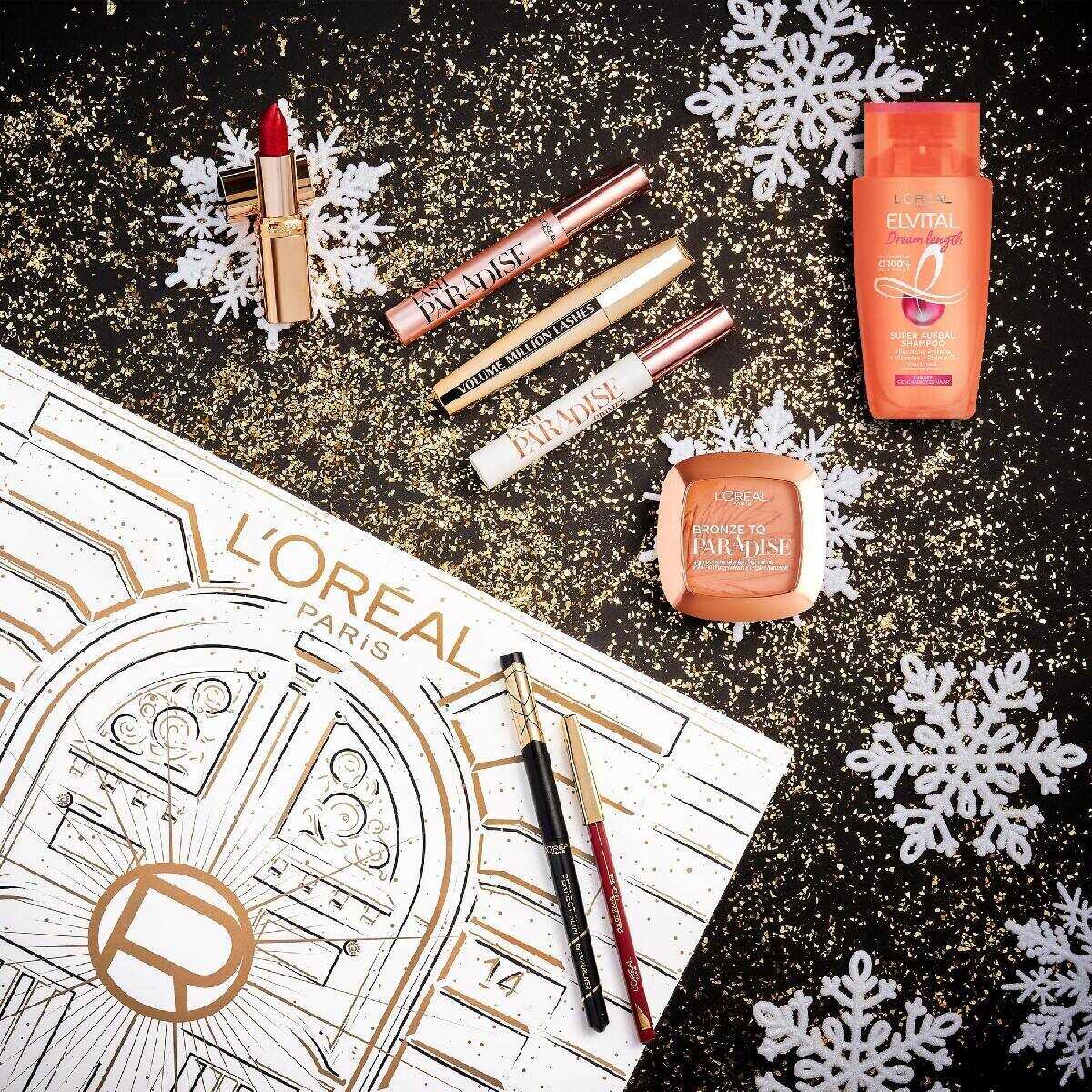 2022 Paris Advent calendar, cosmetics behind 24 doors, new beauty products every day for Christmas, - Aanythingby Clearance