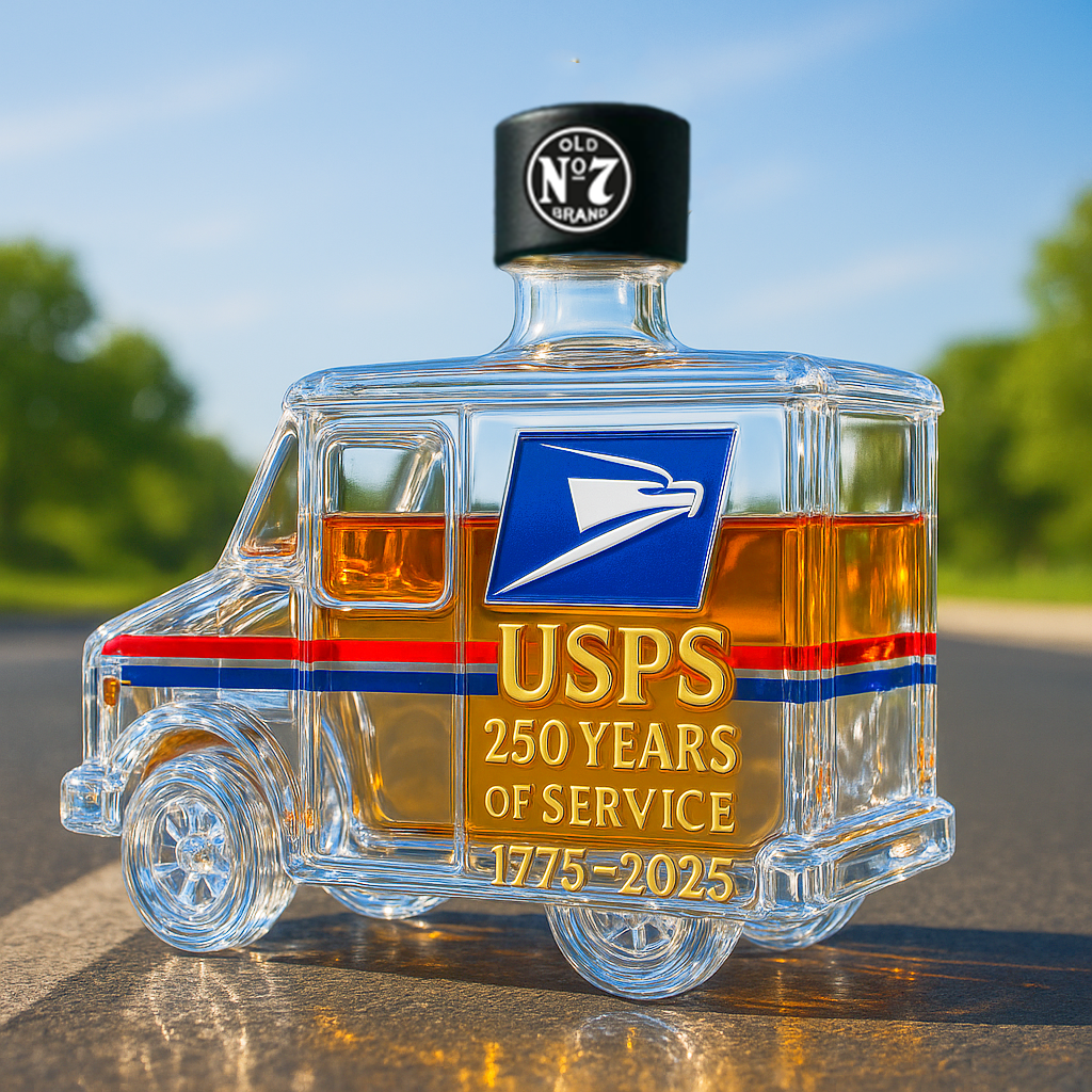 USPS 250th Anniversary Whiskey Bottle